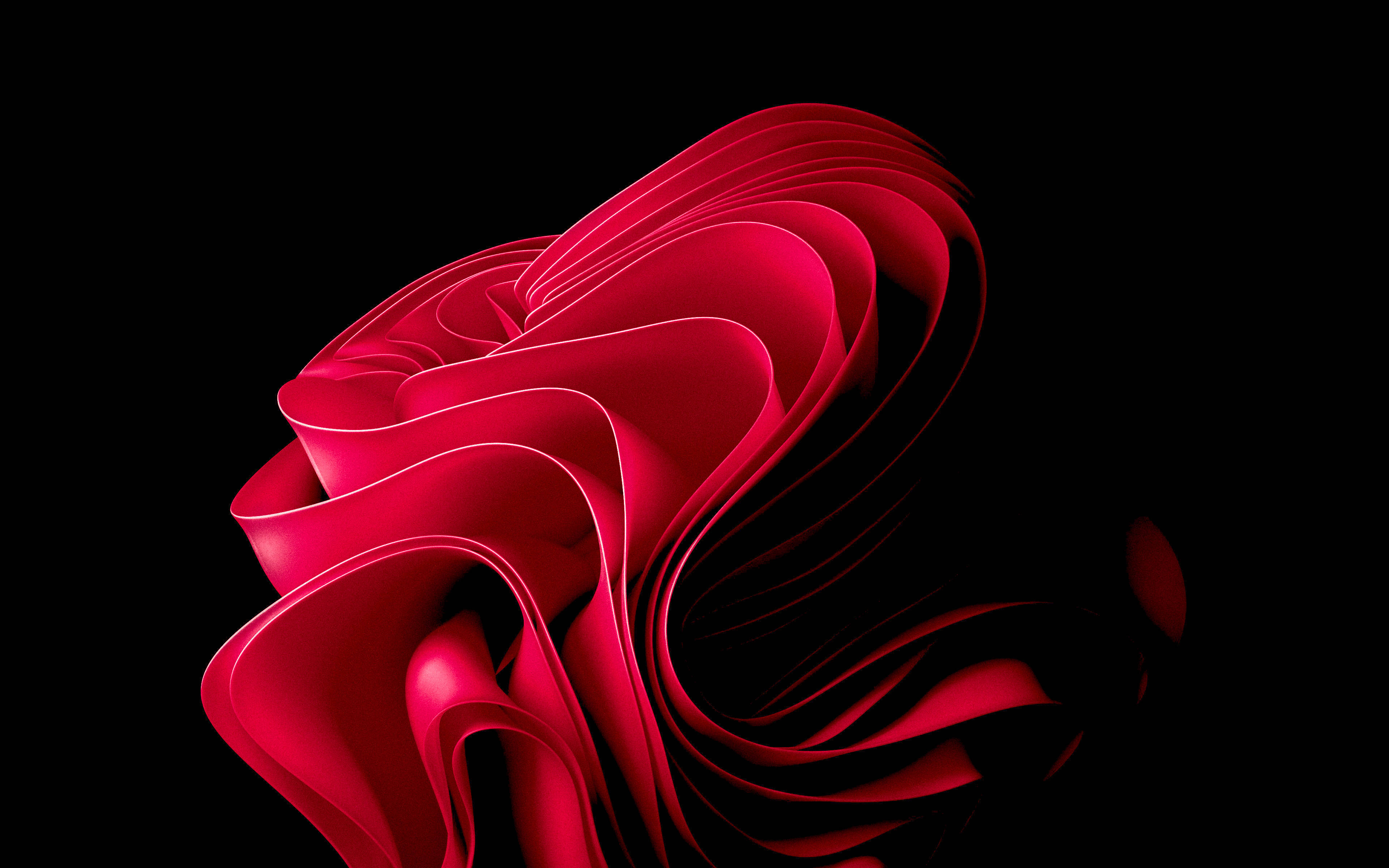 Black Red 4K, crimson, black, 4K Desktop Wallpaper