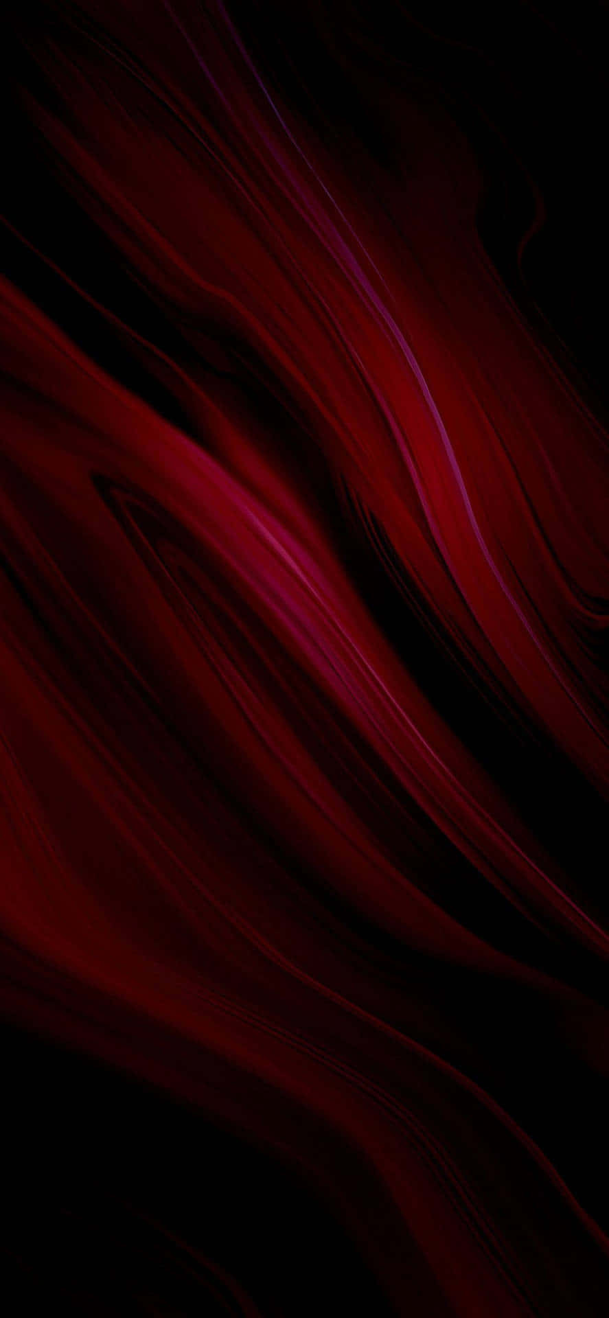 Black Red iPhone, crimson ribbons, deep black background, Full HD Phone Wallpaper