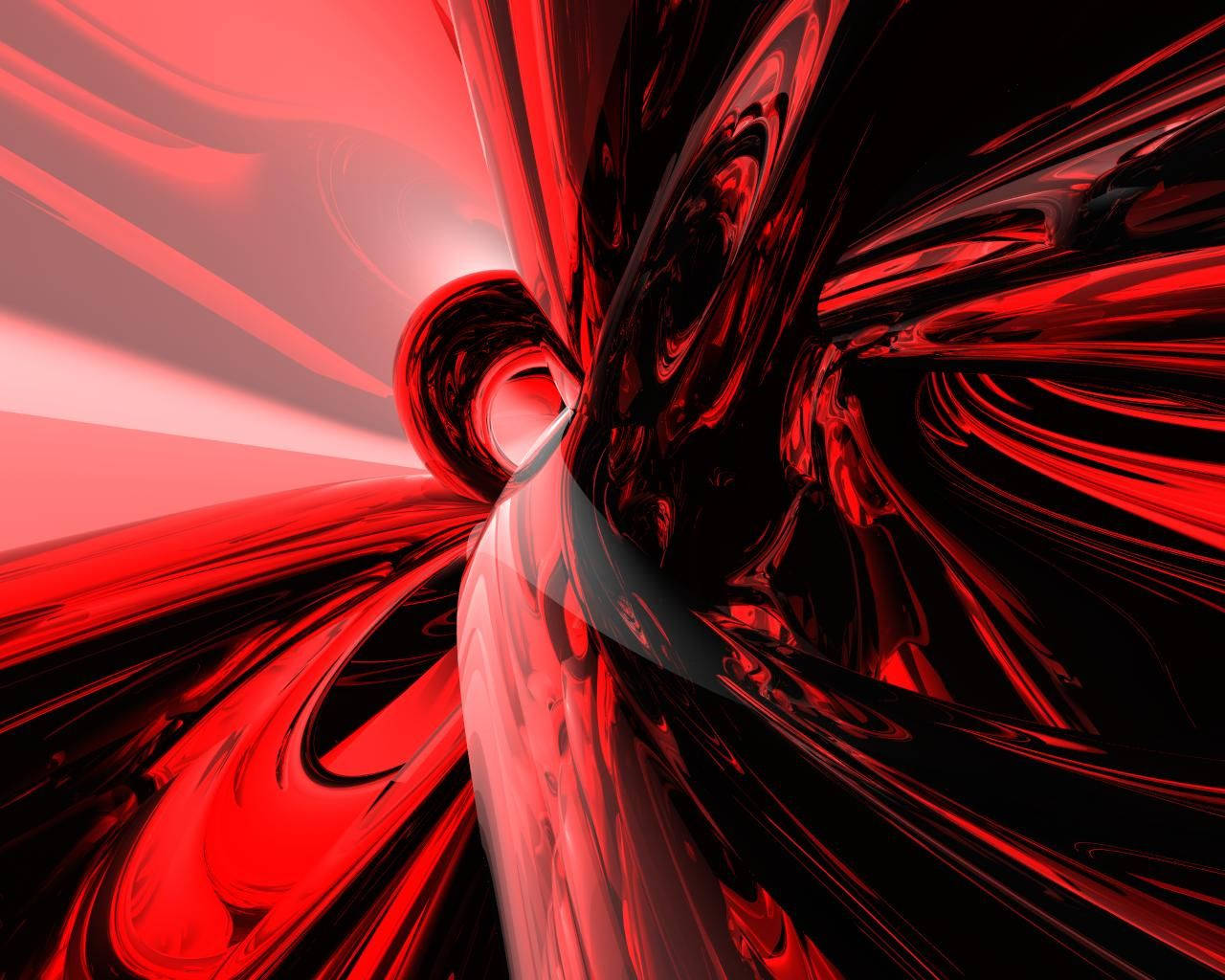 red, black, abstract swirls, HD Desktop Wallpaper