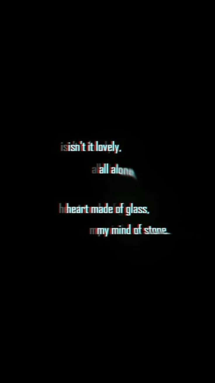 Black Retro, glitchy text, darkness, HD Phone Wallpaper