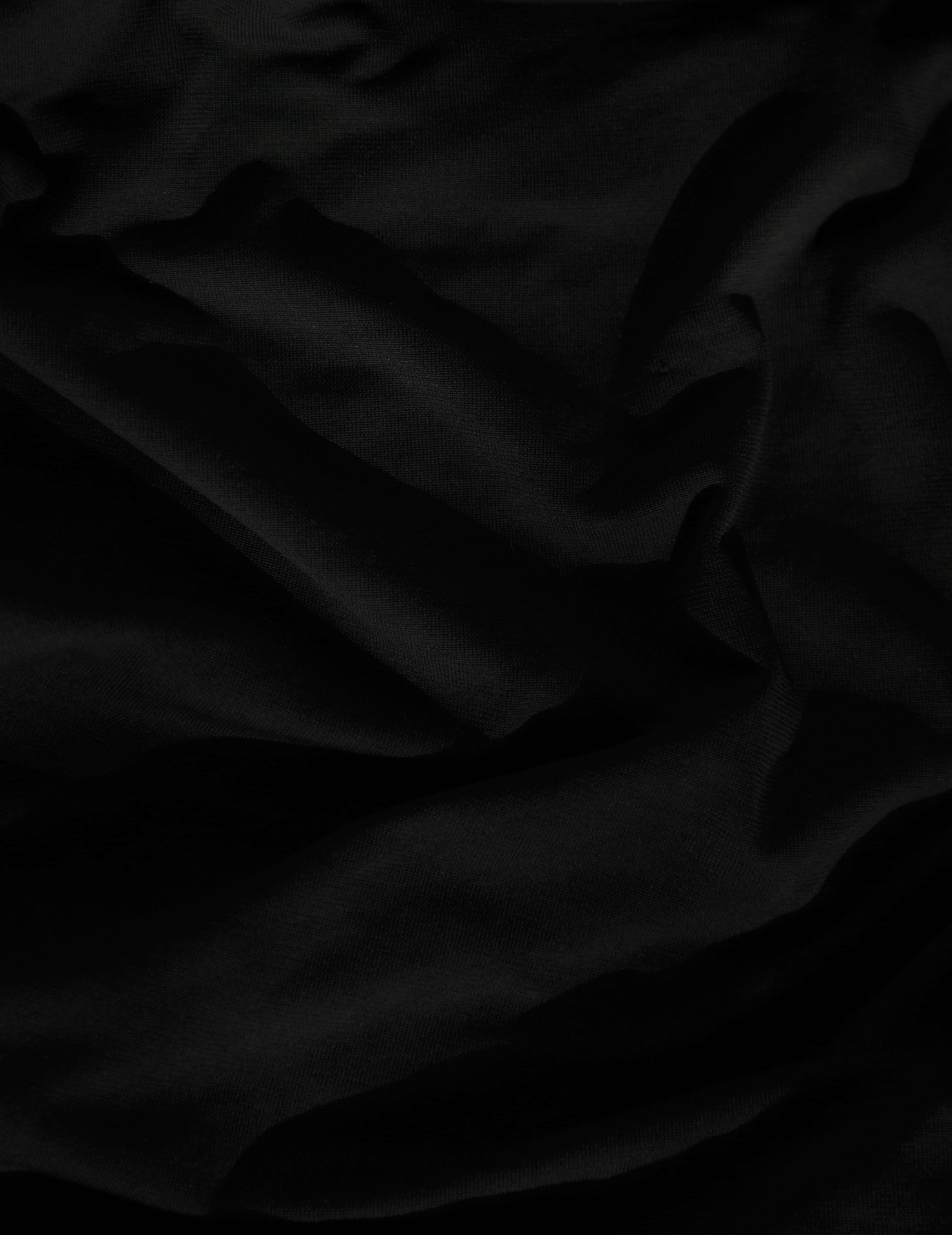 elegant black silk texture, luxurious black silk fabric, soft folds, 5K Phone Wallpaper
