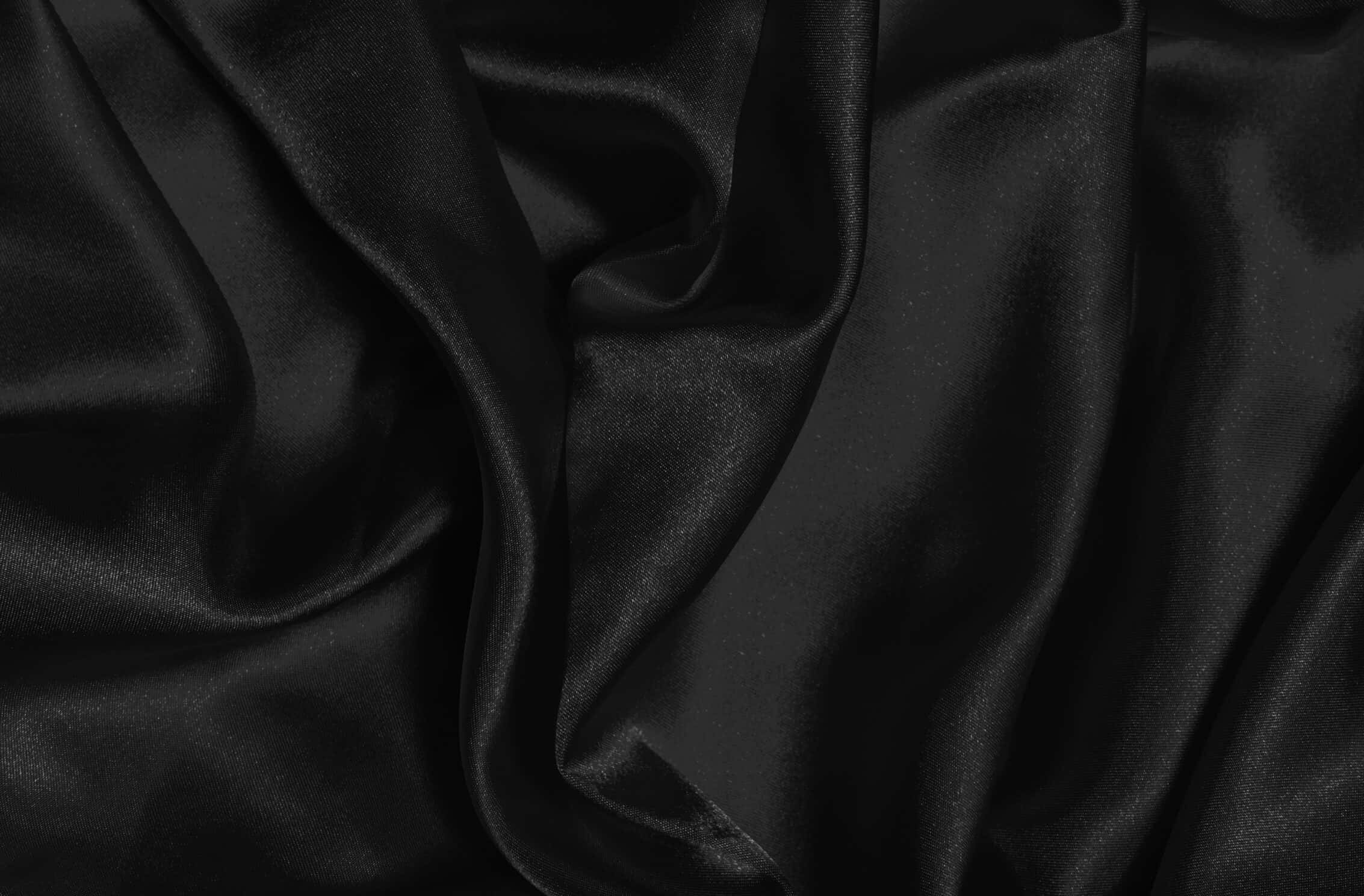 elegant black silk texture, black satin fabric, deep folds, Full HD Desktop Wallpaper