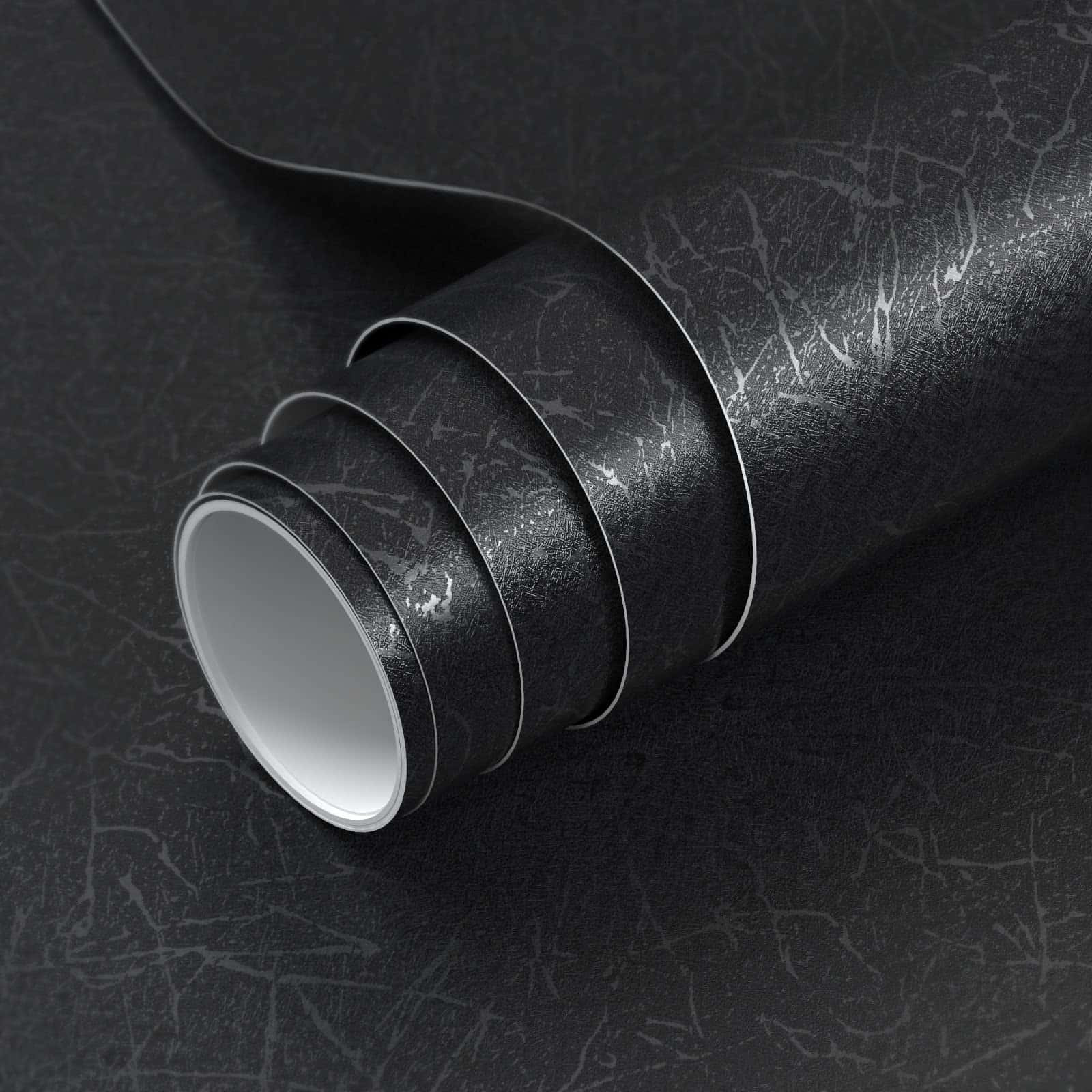 black silk roll texture, silver crackle pattern, dark surface, HD Desktop Wallpaper