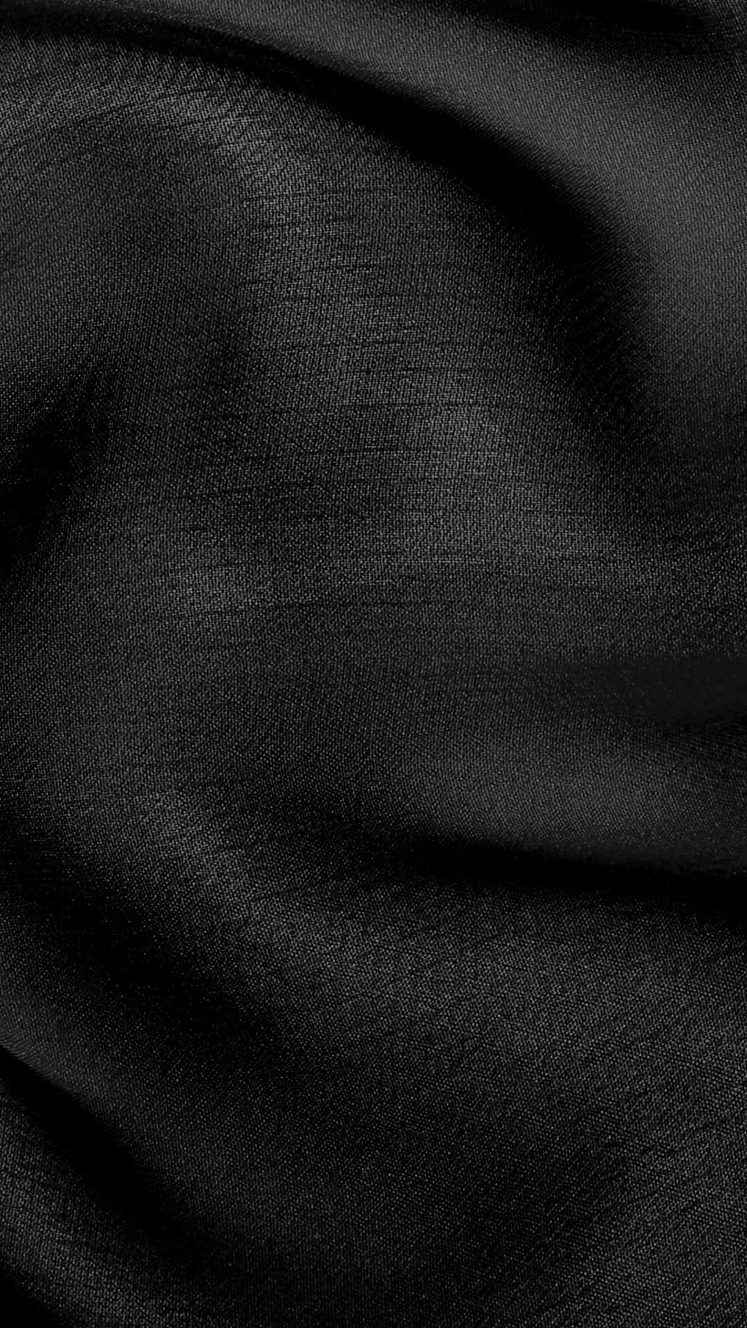 Black Silk, luxurious black satin fabric, soft folds, Full HD Phone Wallpaper
