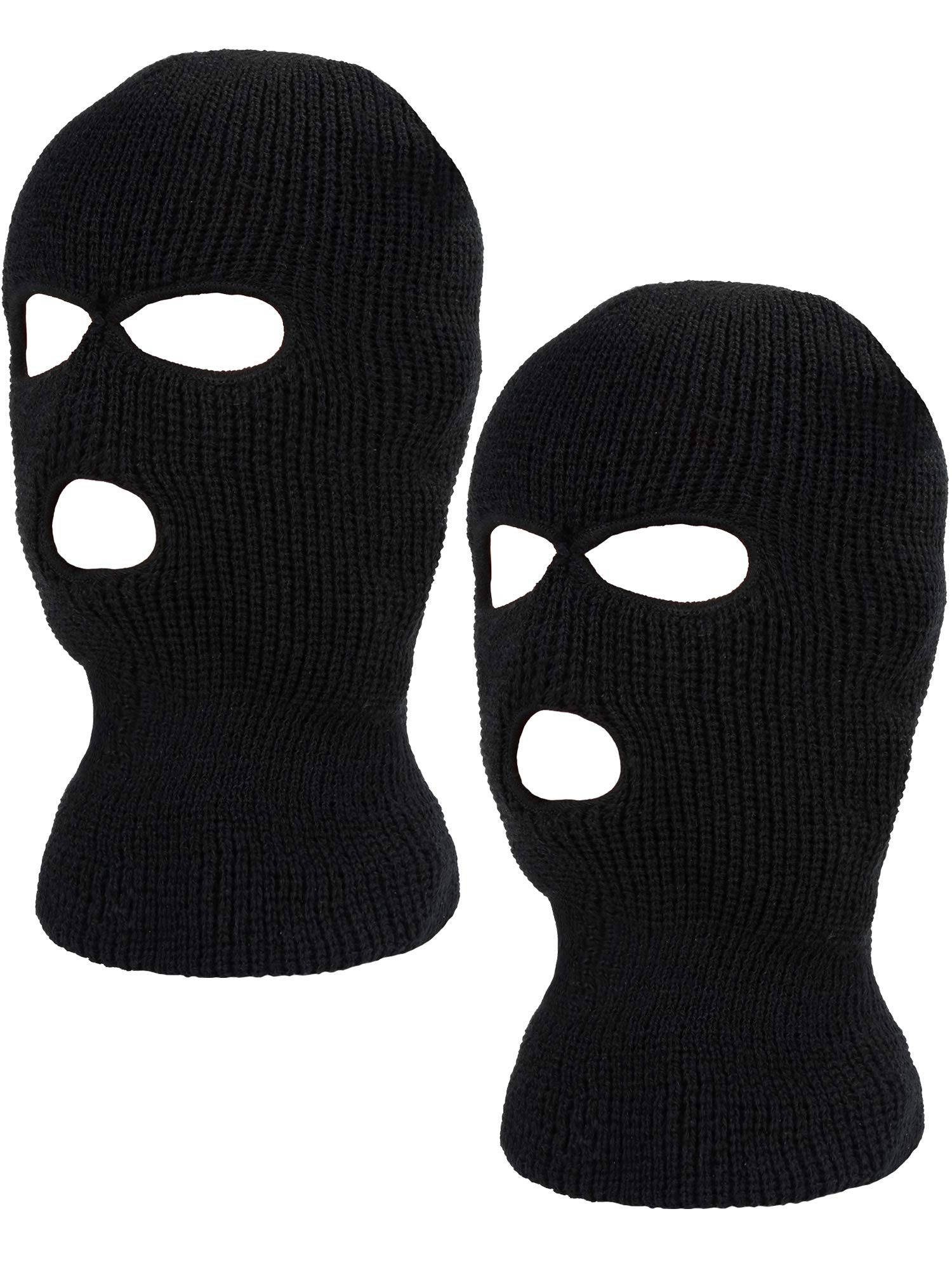black knitted ski masks, white background, eye holes, Full HD Phone Wallpaper