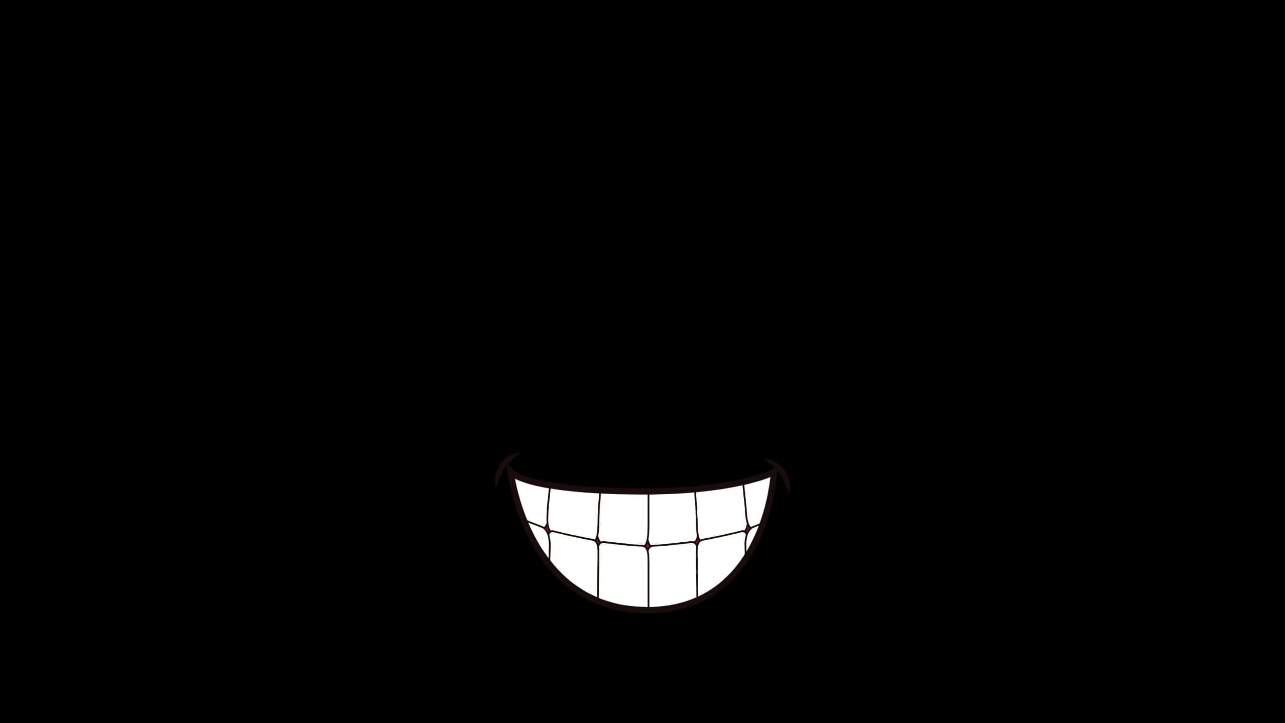 smiling teeth, square teeth, stark white cartoon grin, 2K Desktop Wallpaper