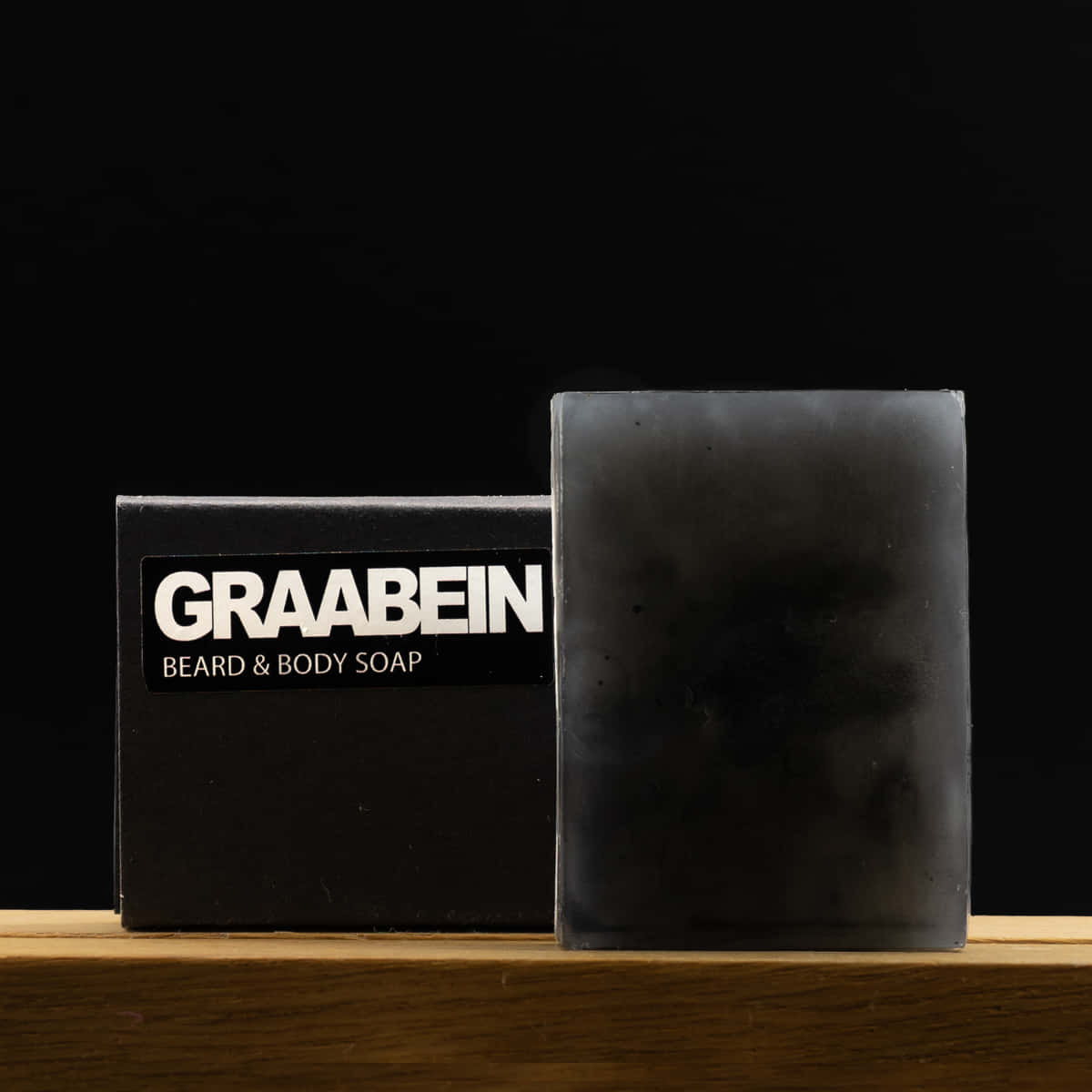 Graabein beard and body soap, black bar, matching box, SD Desktop Wallpaper
