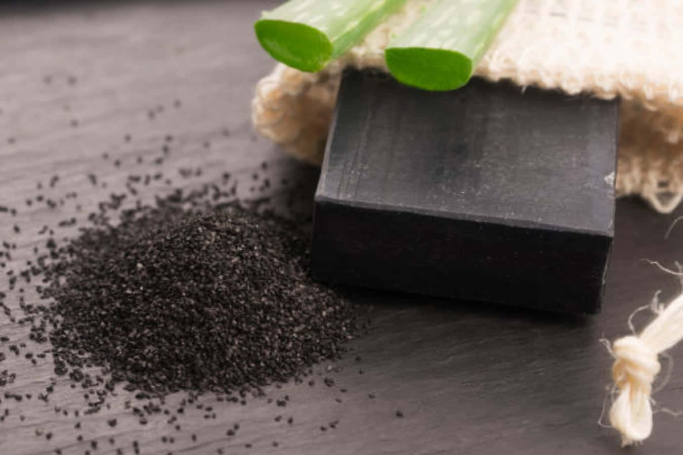 Black Soap, black soap bar, dark granules, HD Desktop Wallpaper