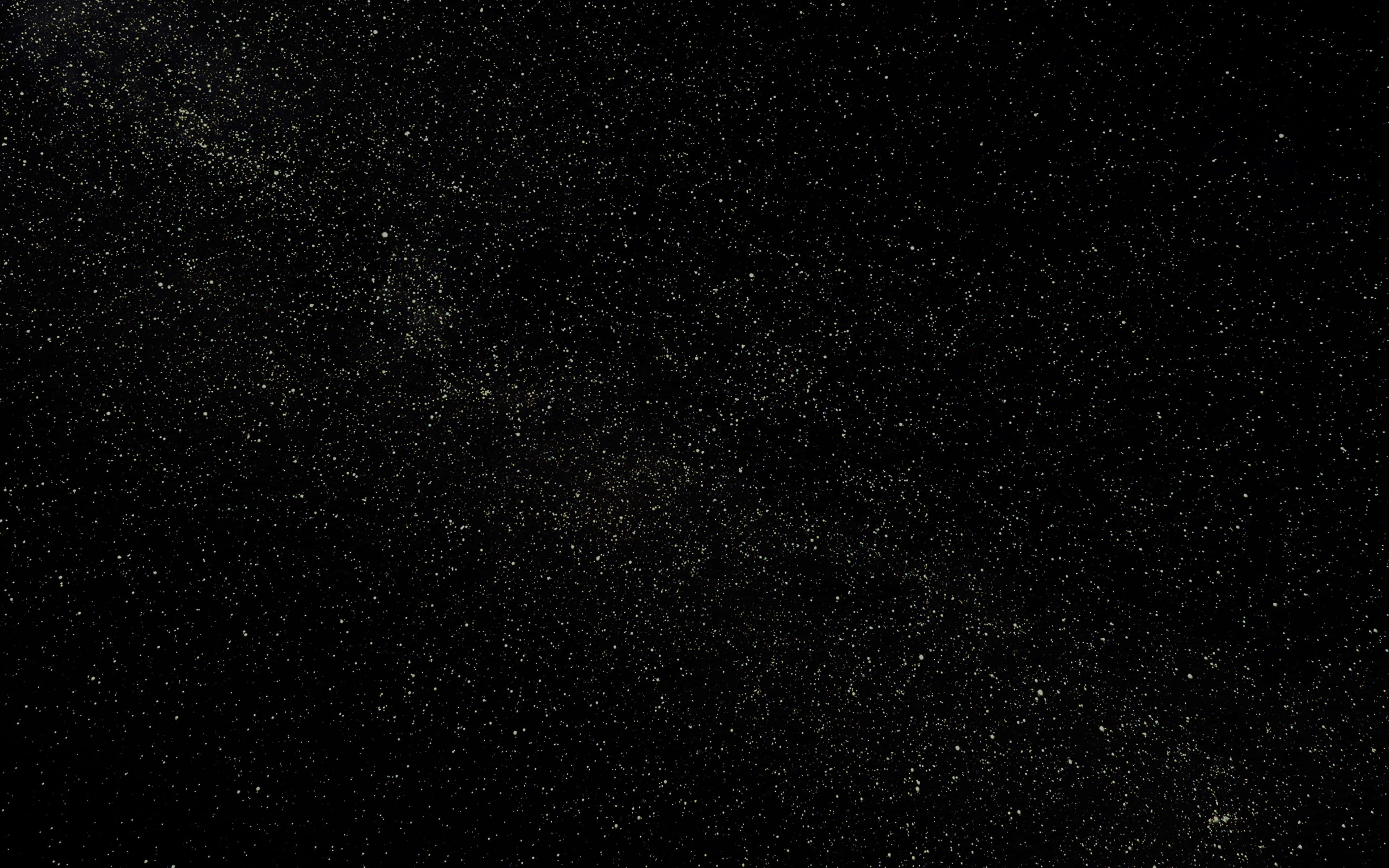 Black Space, vast black sky, countless twinkling stars, 4K Desktop Wallpaper