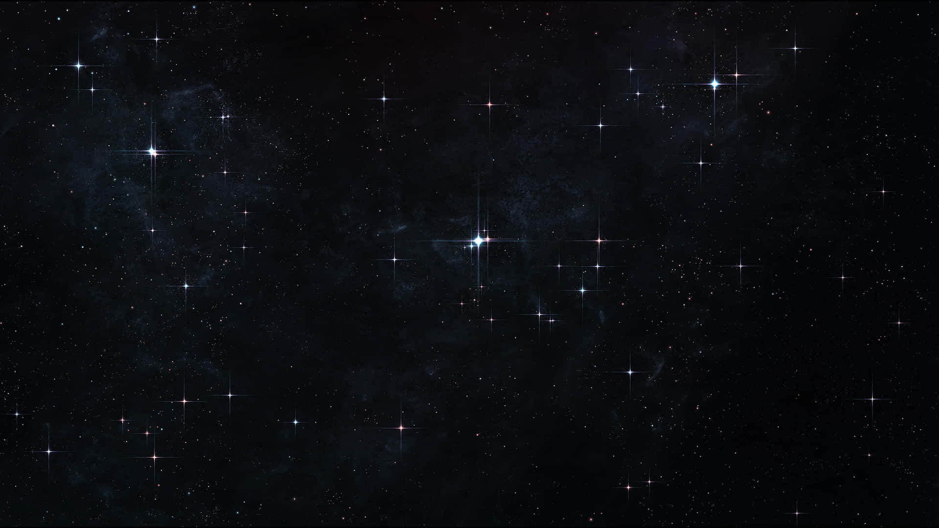black background, stars, starfield, Full HD Desktop Wallpaper