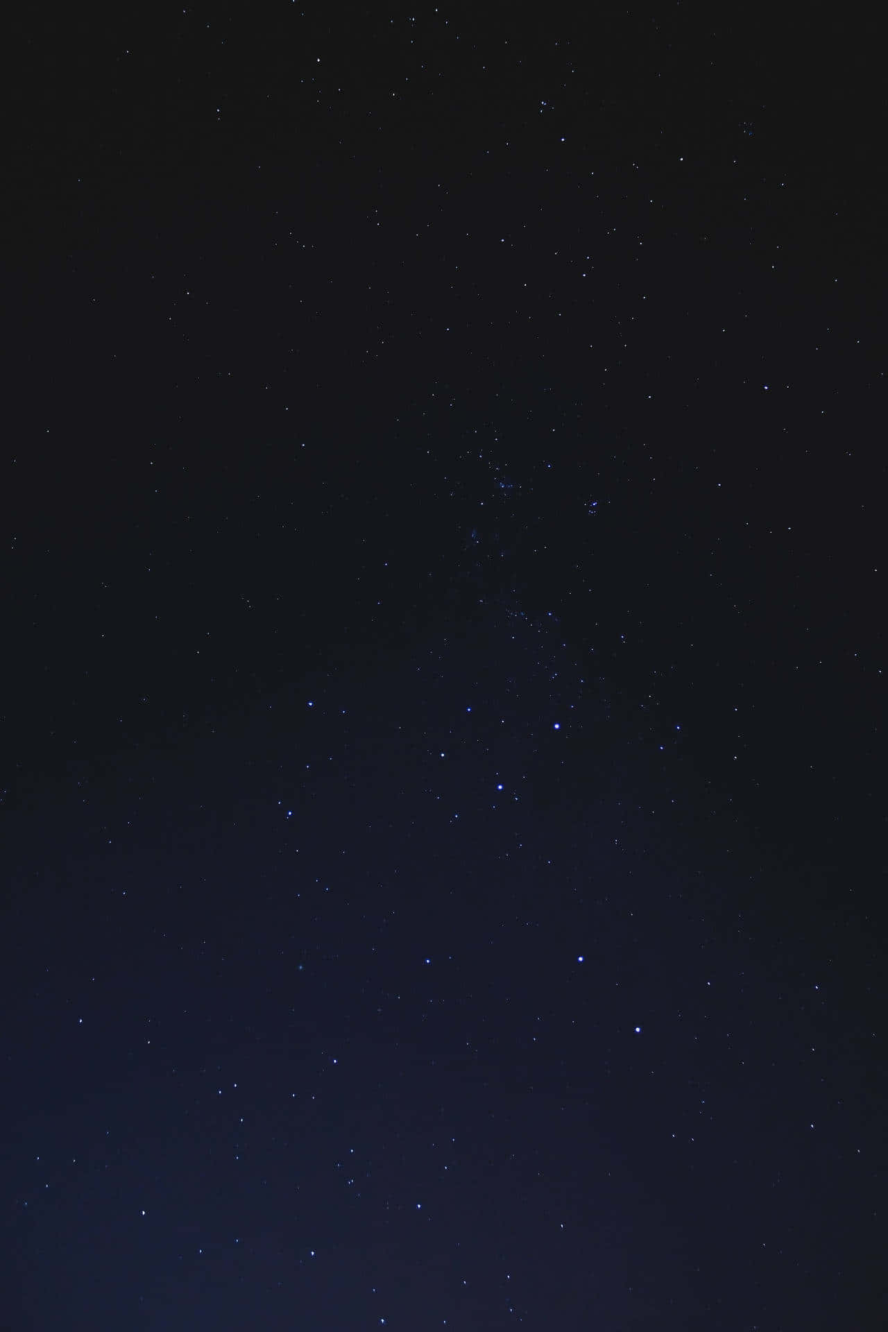 Black Stars iPhone, night sky, twinkling stars, Full HD Phone Wallpaper