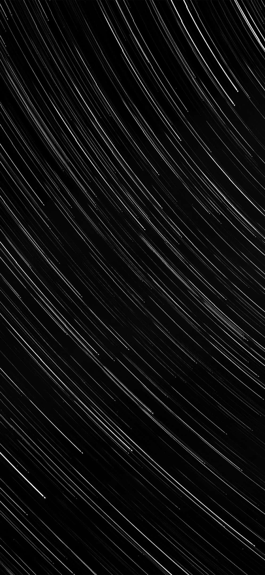 black stars iphone, 1125 x 2436, star trails, Full HD Phone Wallpaper