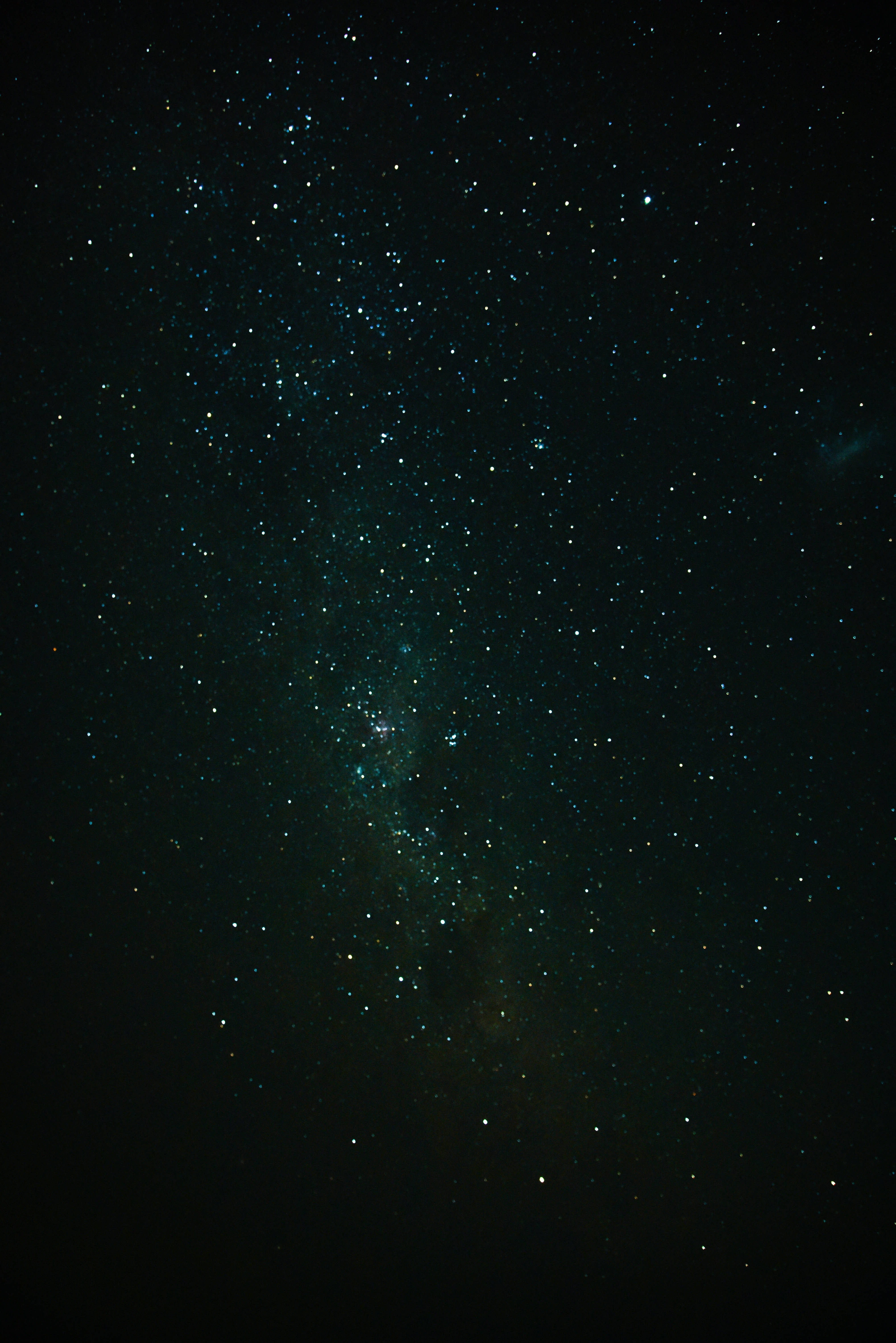 iPhone 11, Black Night Sky, Milky Way galaxy, 5K Phone Wallpaper