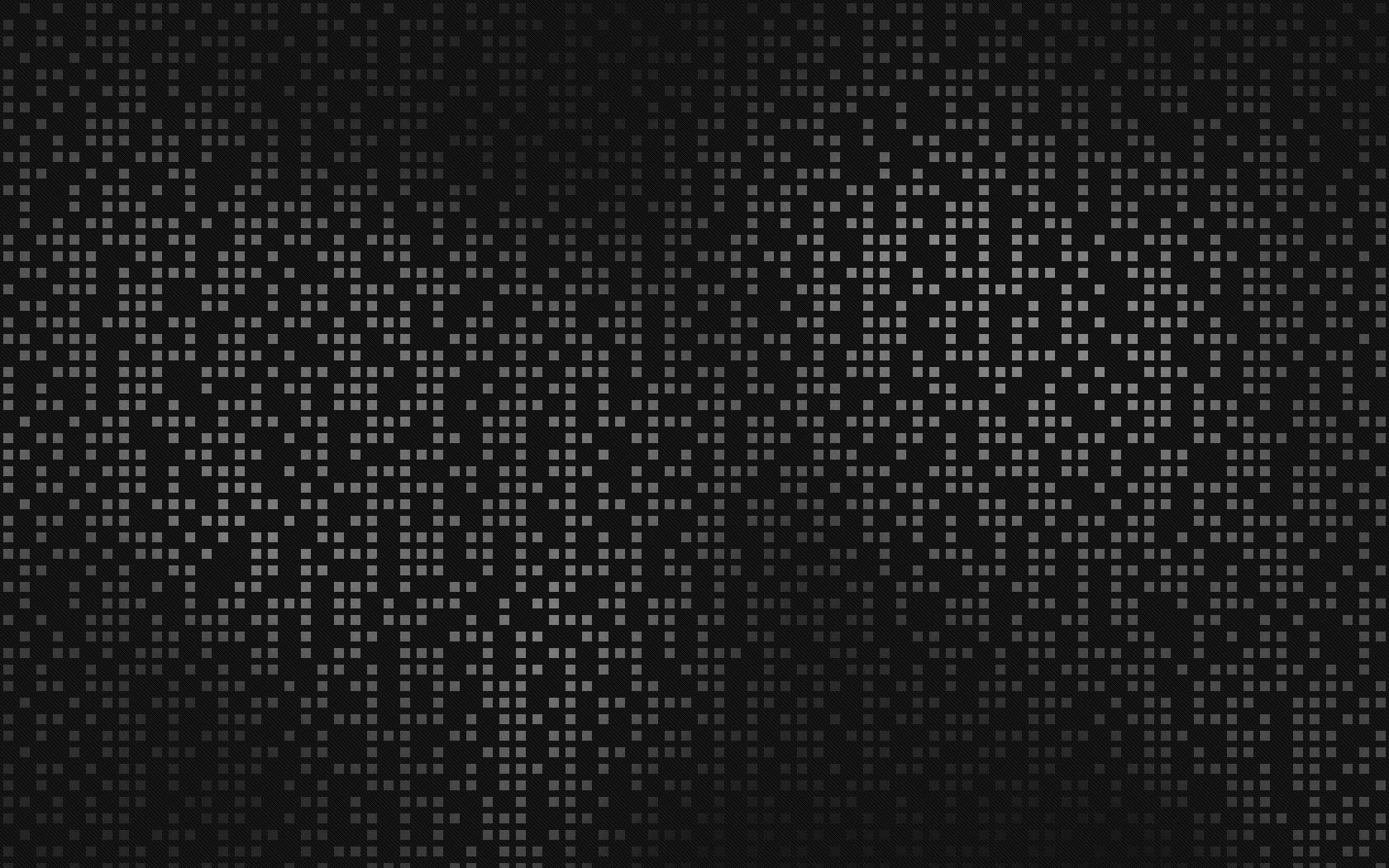black texture, tiny white squares, glowing gray squares, HD Desktop Wallpaper
