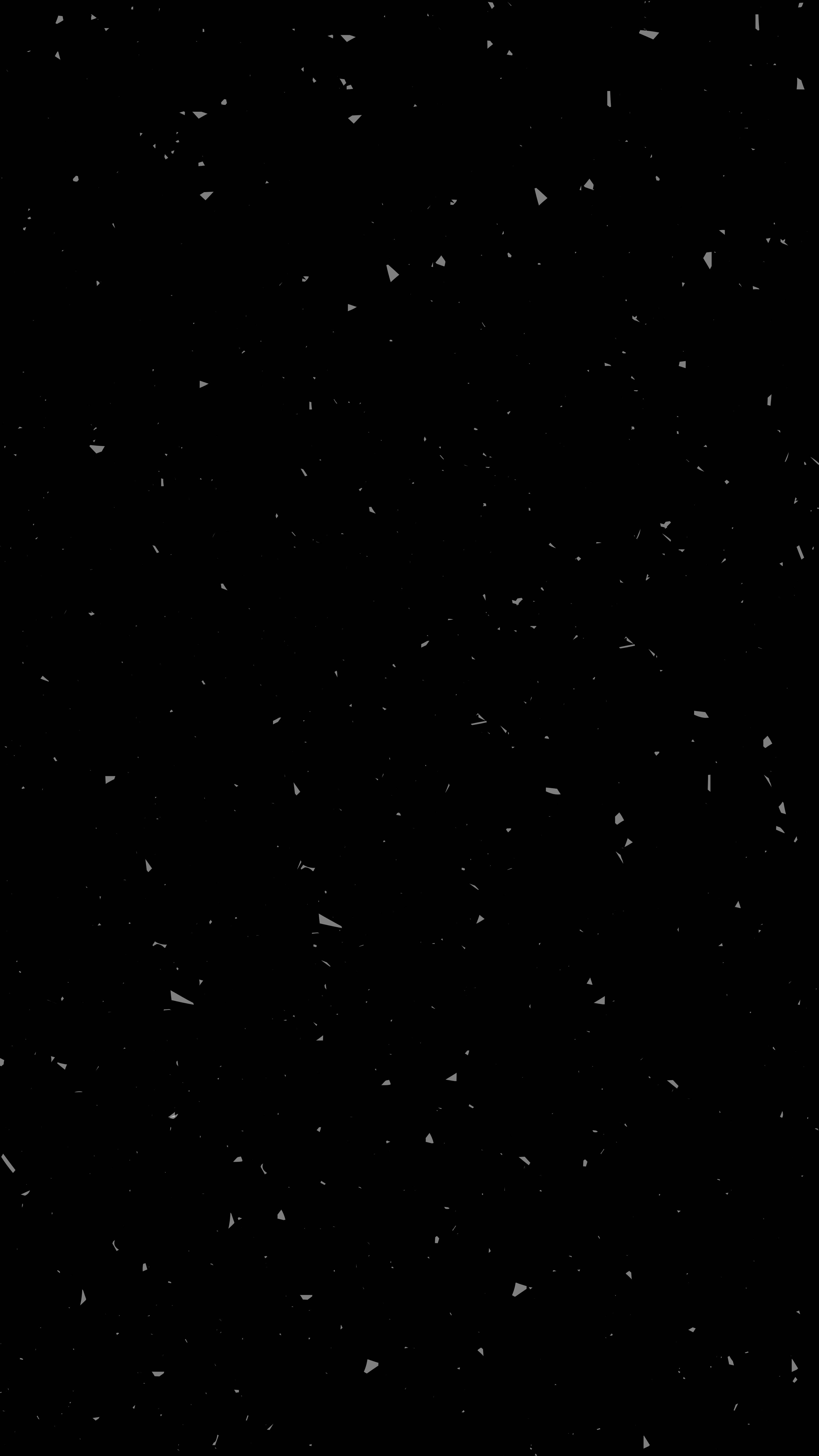 Textured Plain Black, black background, white geometric fragments, 5K Phone Wallpaper