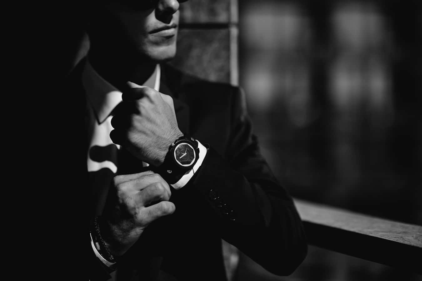 black tie event, suit, watch, HD Desktop Wallpaper