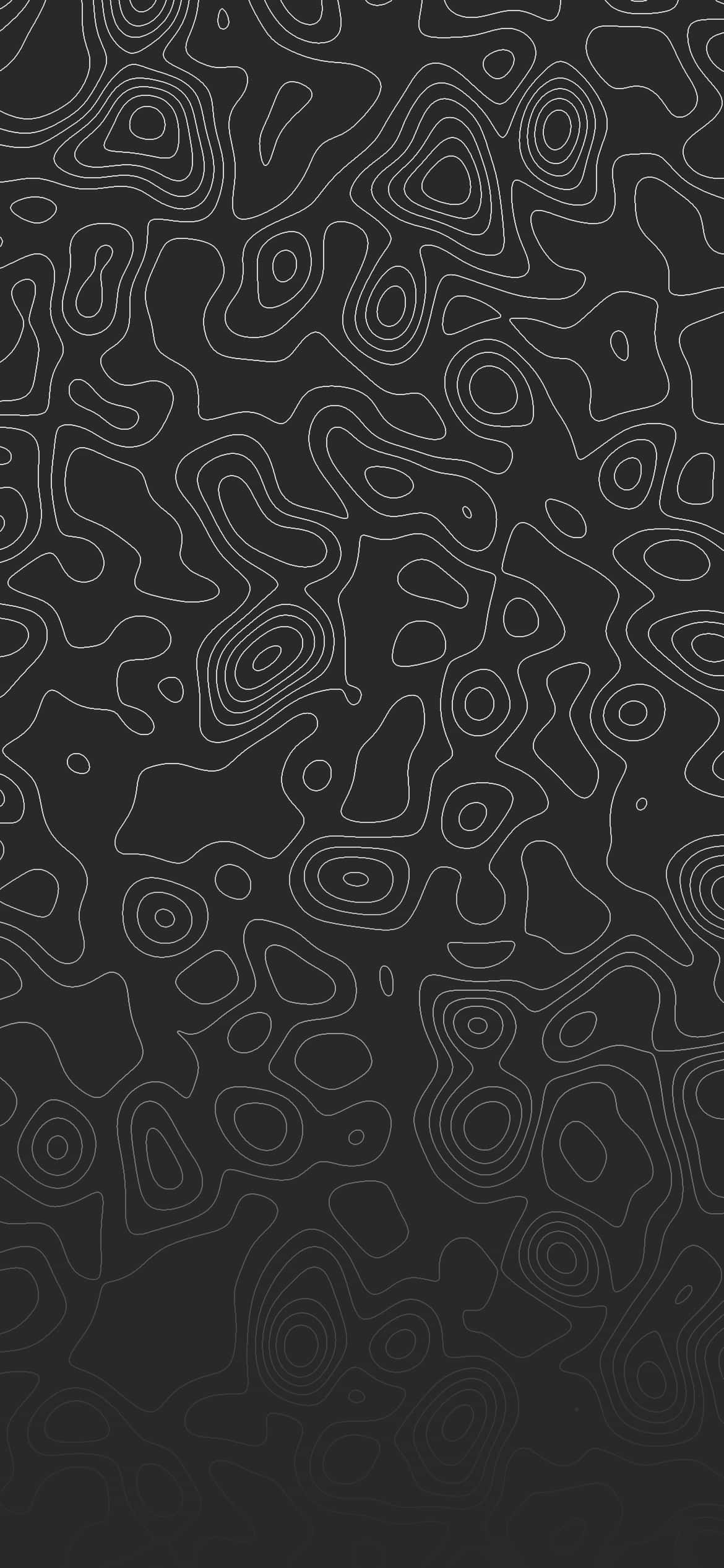 abstract black topographic design, white, dark gray, Full HD Phone Wallpaper