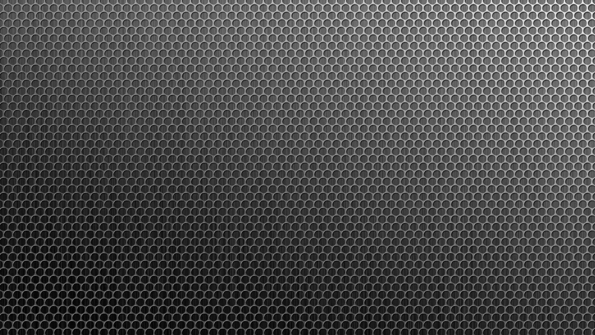 black metallic, hexagons, metallic surface, Full HD Desktop Wallpaper