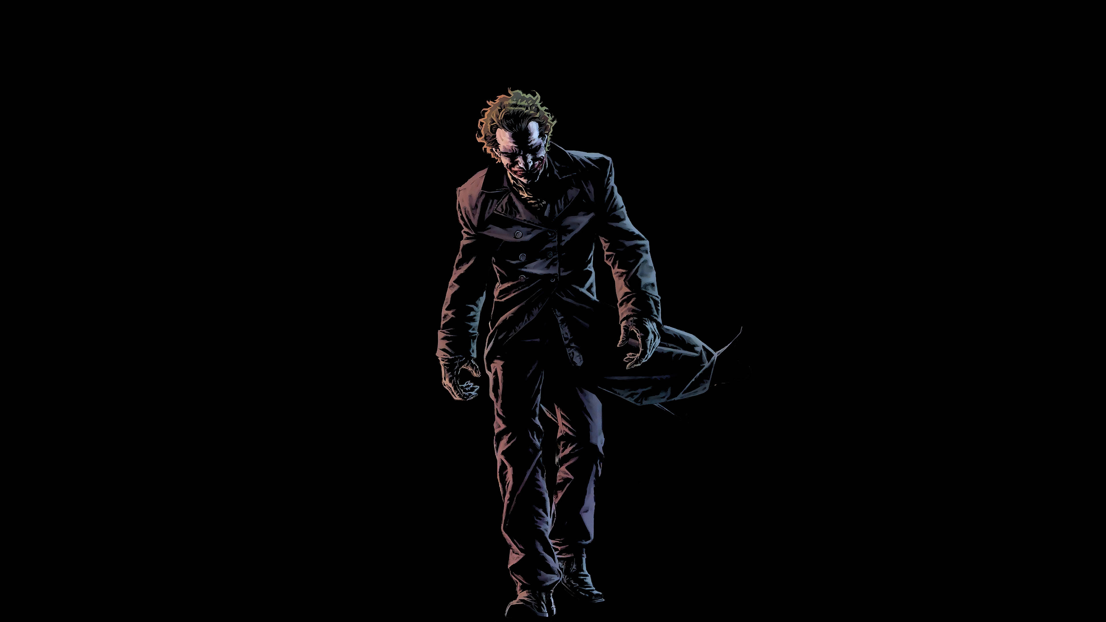 Black Ultra HD Joker, Joker, dark suit, 4K Desktop Wallpaper