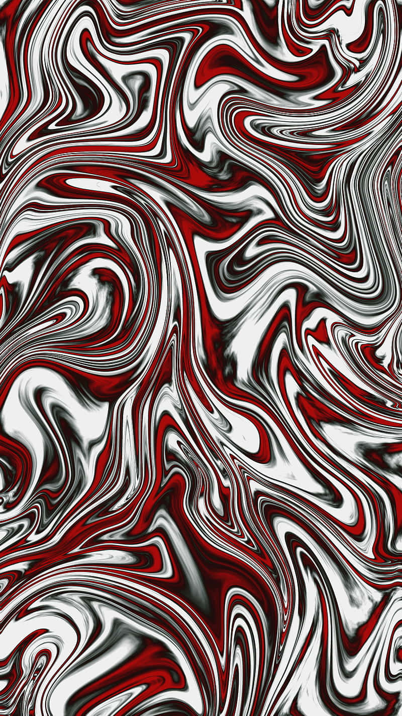 black, white, red, HD Phone Wallpaper