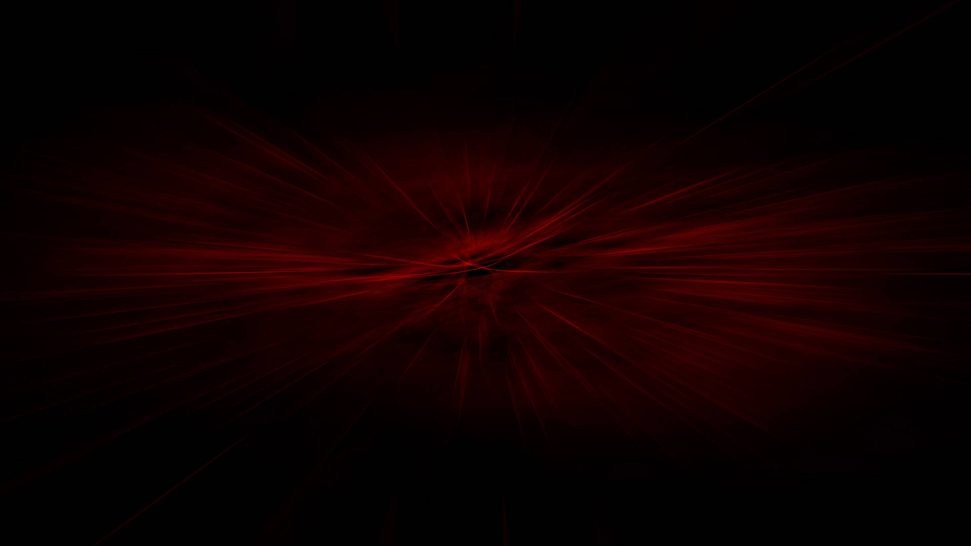 red light rays, deep black background, dynamic abstract glow, Full HD Desktop Wallpaper