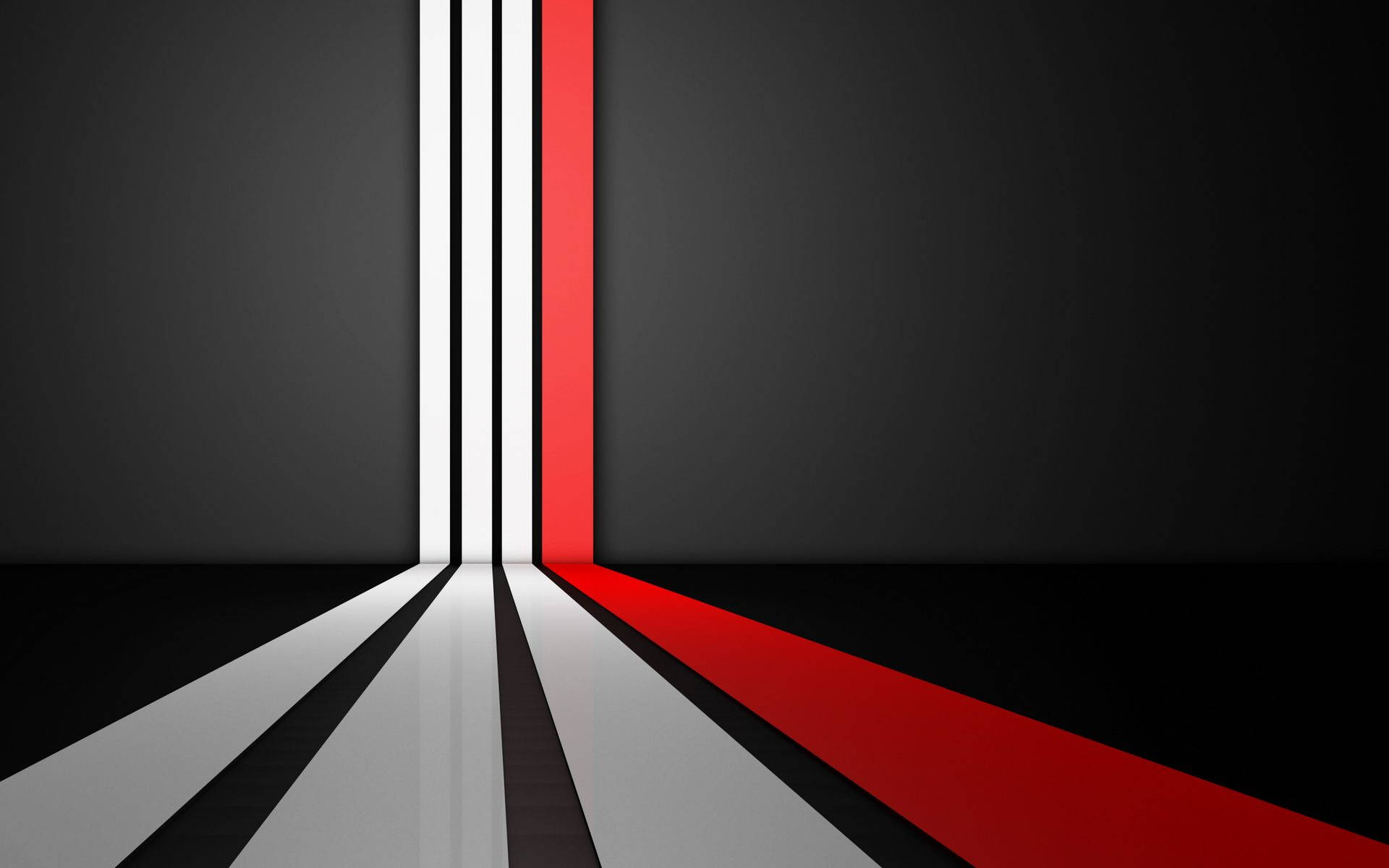 red, black, white, Full HD Desktop Wallpaper