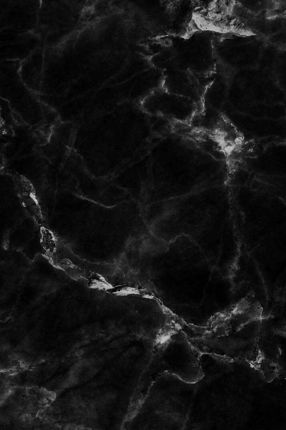 Black White Marble iPhone, black marble, white veining, HD Phone Wallpaper
