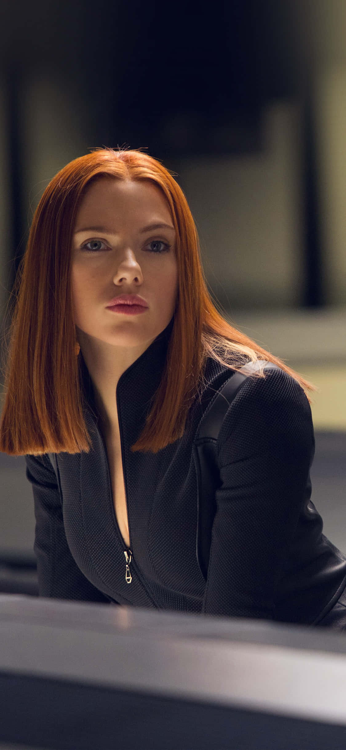 Black Widow, iPhone, fiery red hair, Full HD Phone Wallpaper
