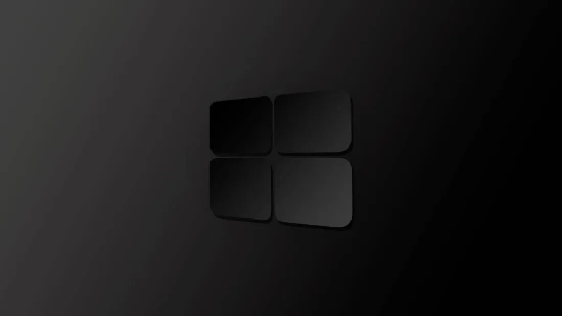 Black Windows 10 HD