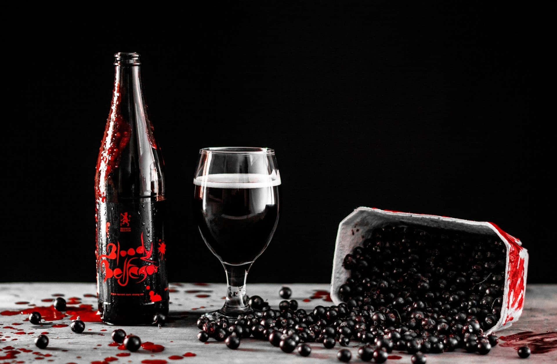 Black Wine, blackcurrants, red liquid, Full HD Desktop Wallpaper