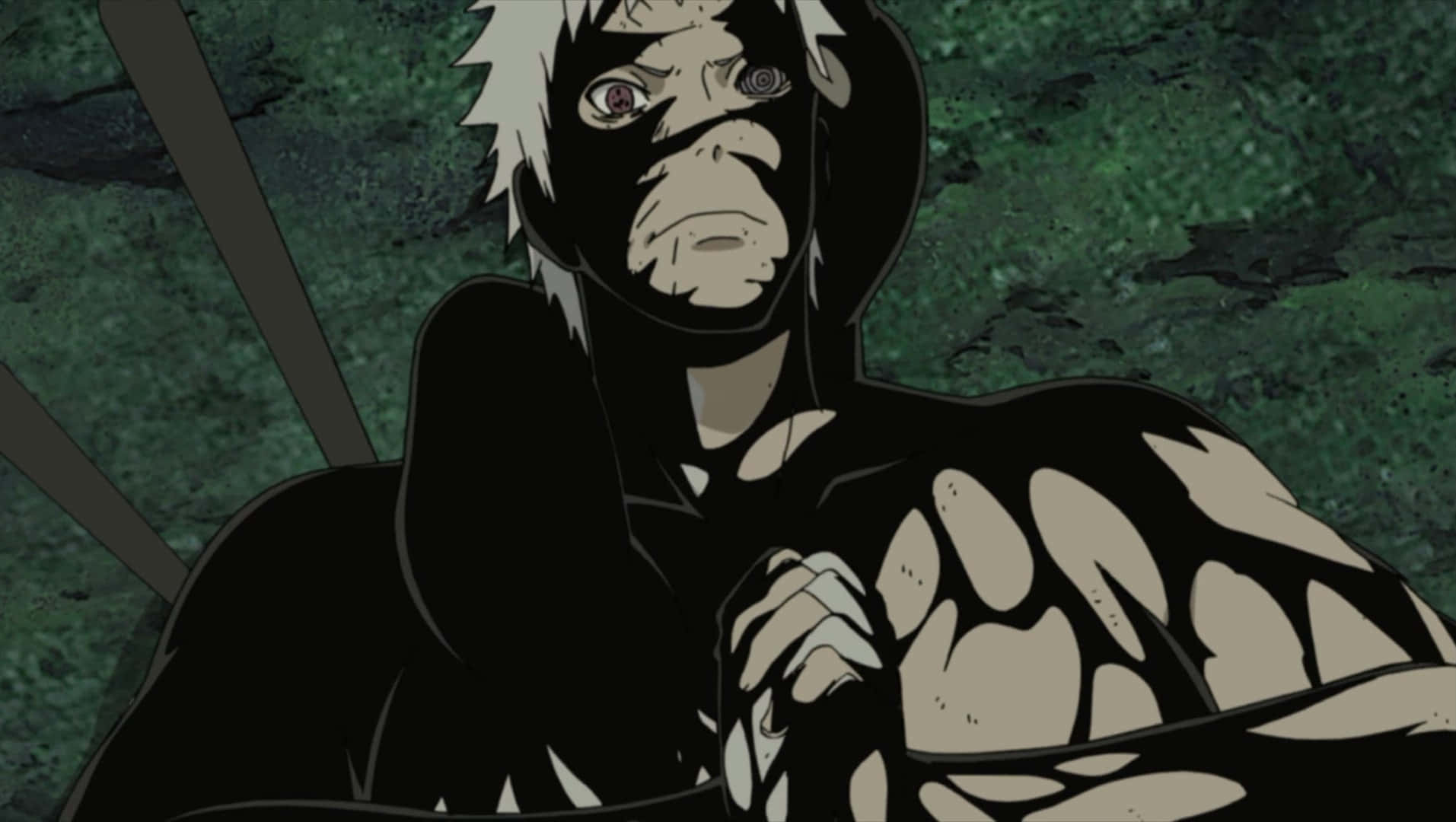 Black Zetsu, white hair, black mask, HD Desktop Wallpaper