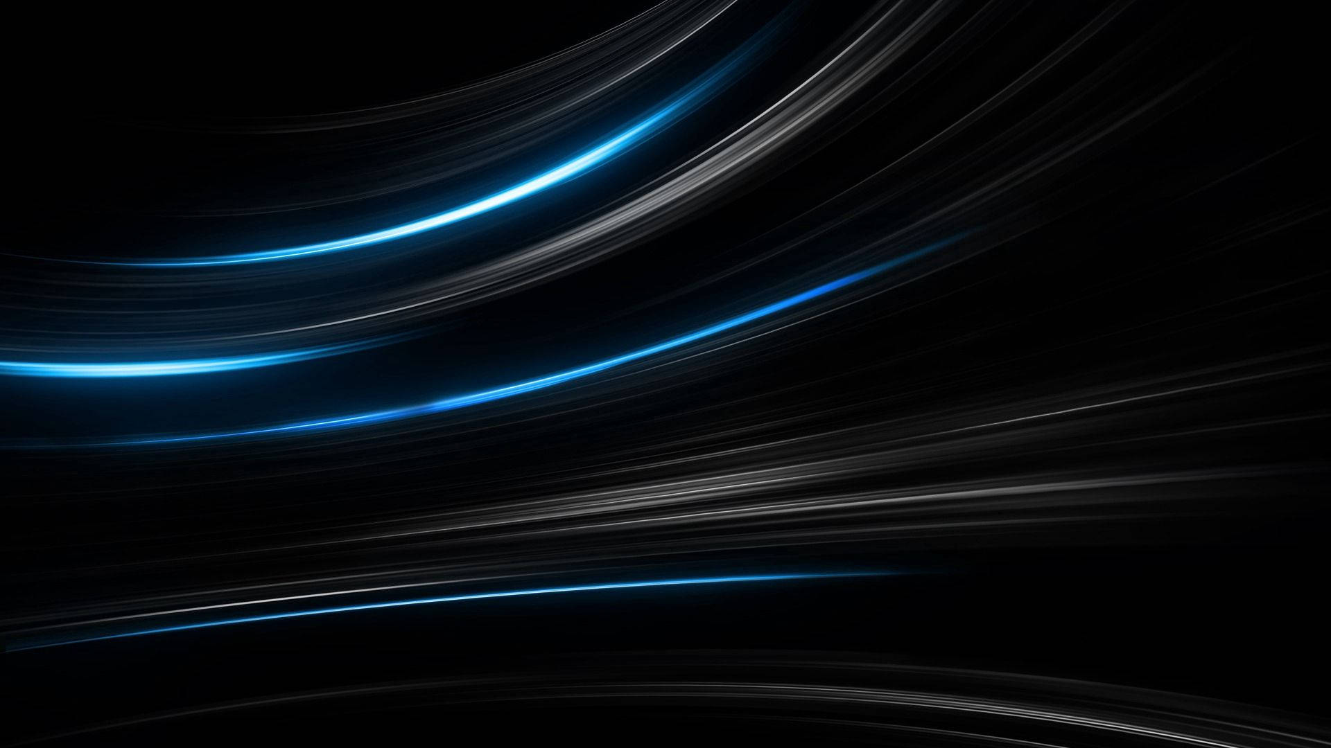 black, blue, glowing blue, Full HD Desktop Wallpaper