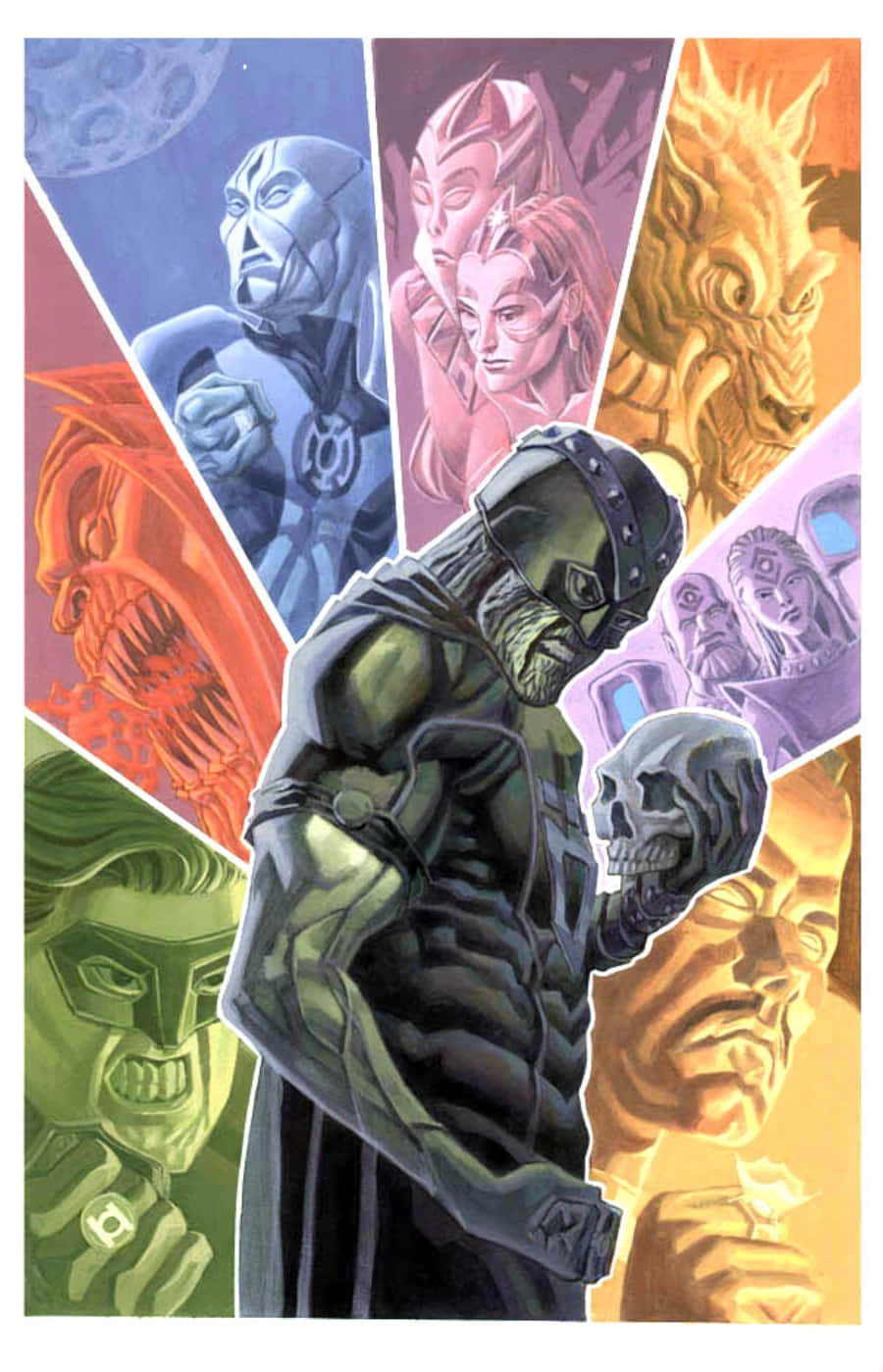 Blackest Night, skull, dark armored figure, HD Phone Wallpaper