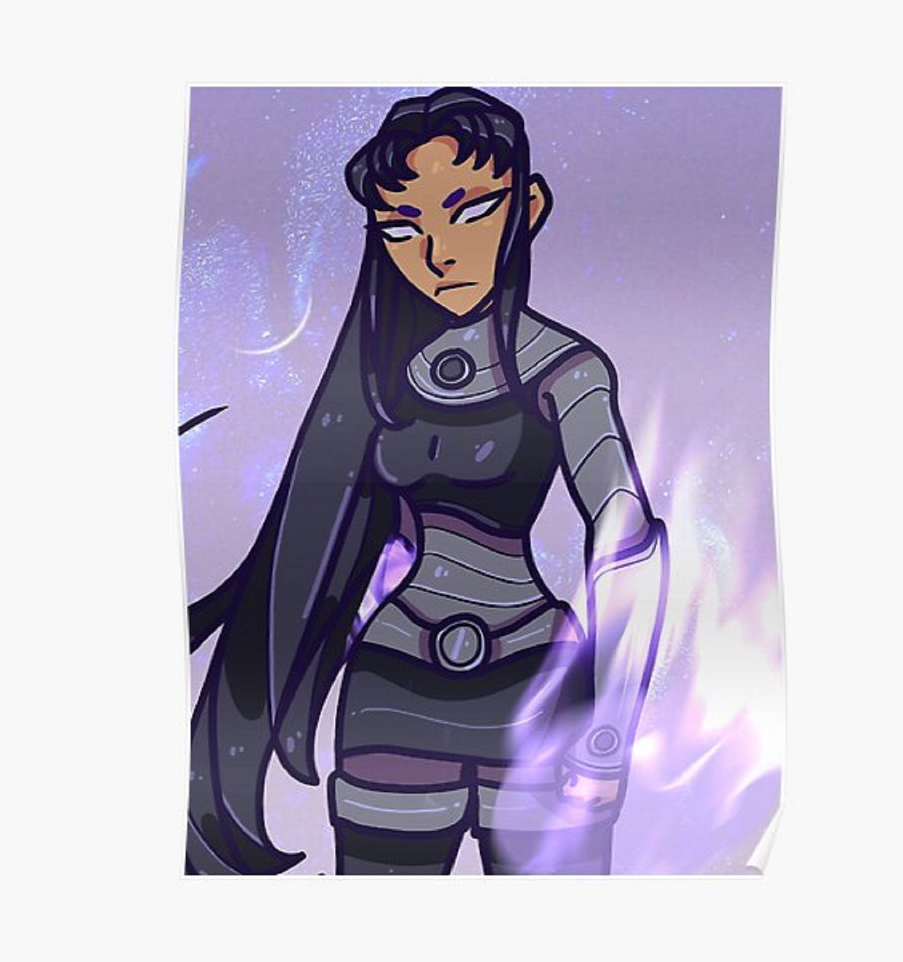 Blackfire, anime girl, futuristic armor, Full HD Phone Wallpaper