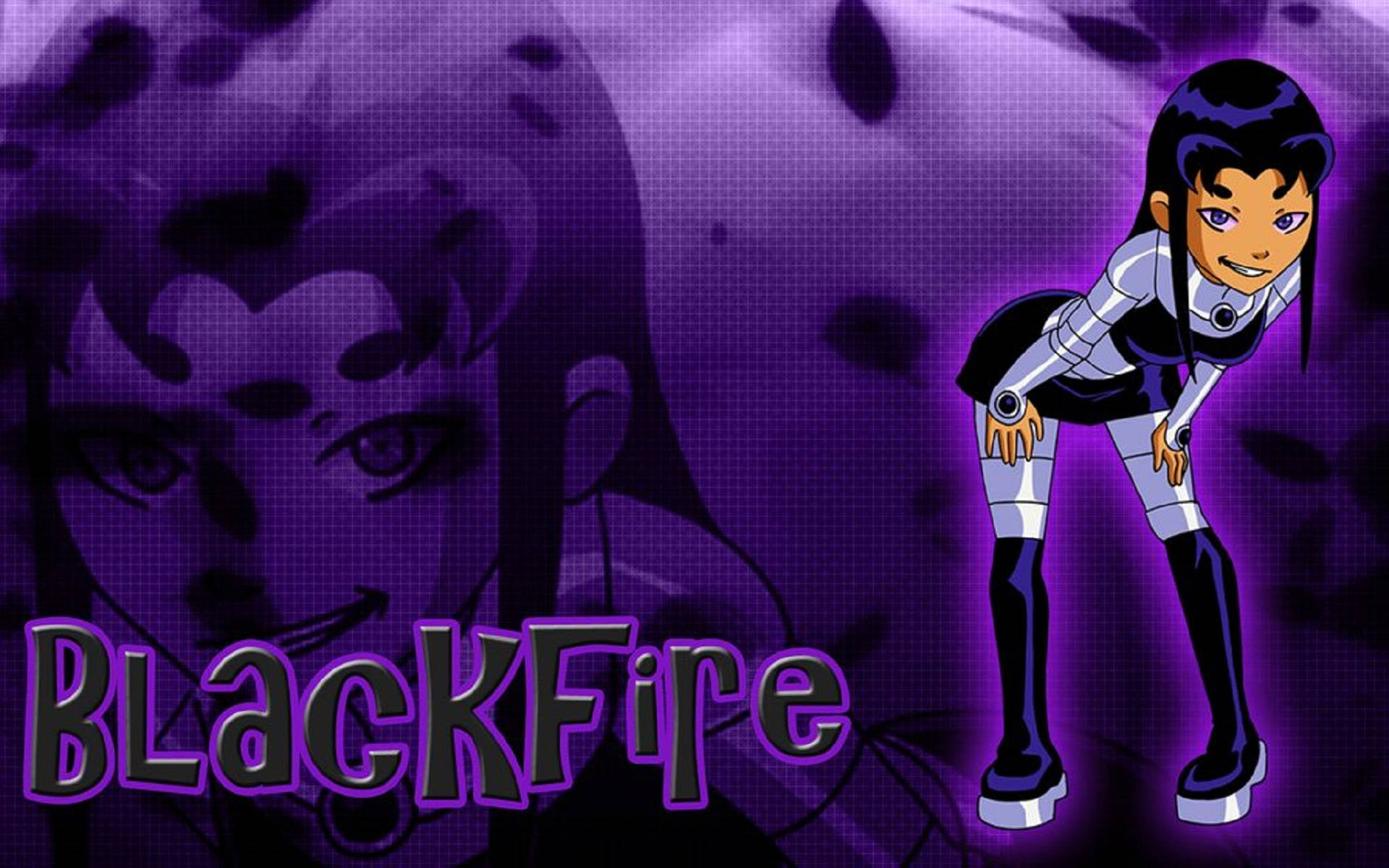 Blackfire, anime character, futuristic outfit, Full HD Desktop Wallpaper