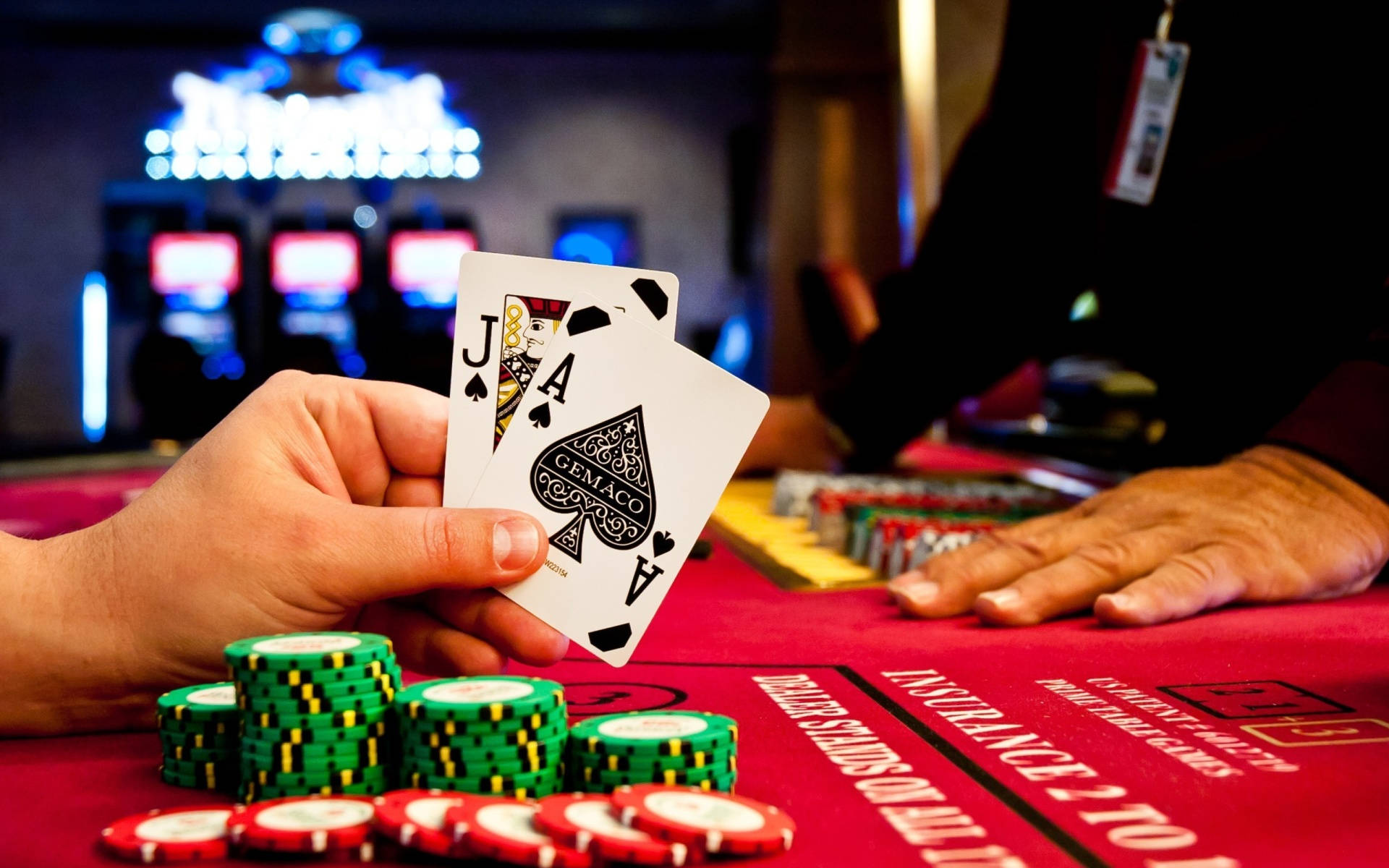 jack of spades, ace of spades, casino table, Full HD Desktop Wallpaper