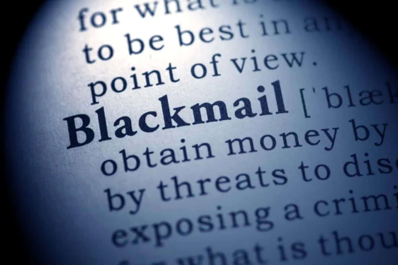 blackmail, dictionary page, magnification, HD Desktop Wallpaper