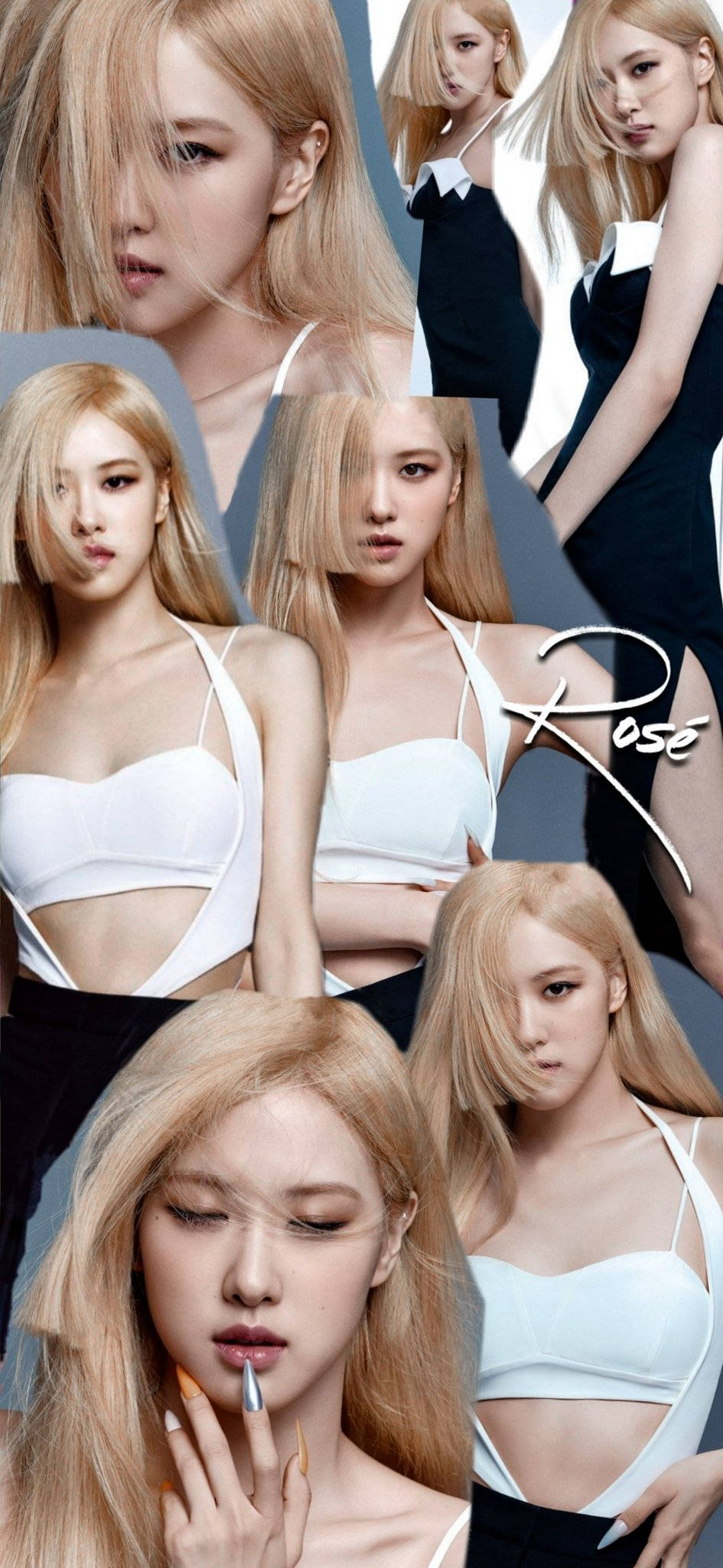 Rose, Blackpink Aesthetic, blonde woman, Full HD Phone Wallpaper