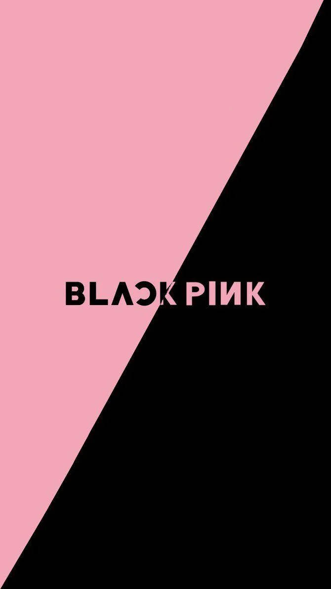 Blackpink, diagonal split, pink, SD Phone Wallpaper