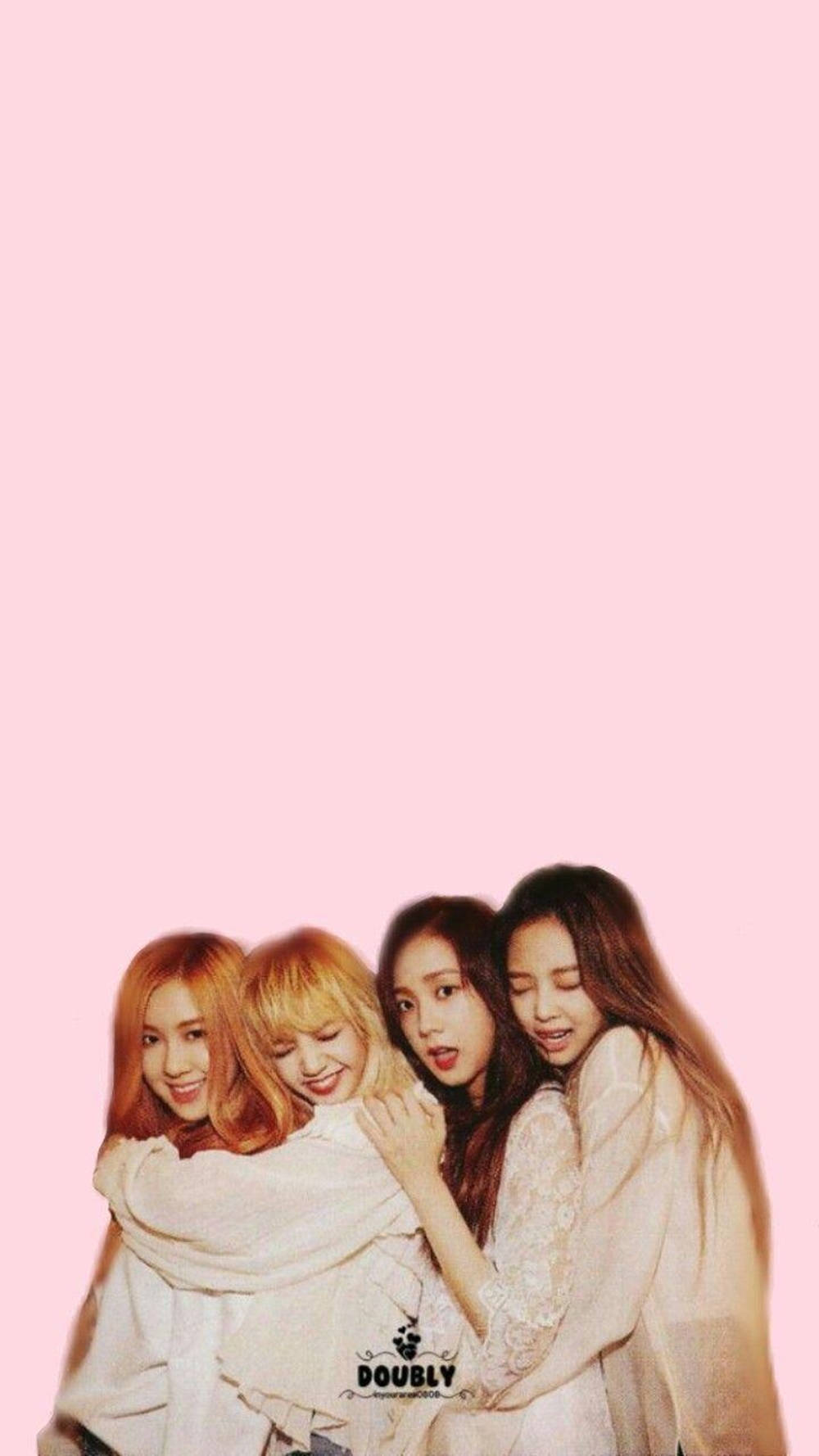 Blackpink, cute, group hug, HD Phone Wallpaper