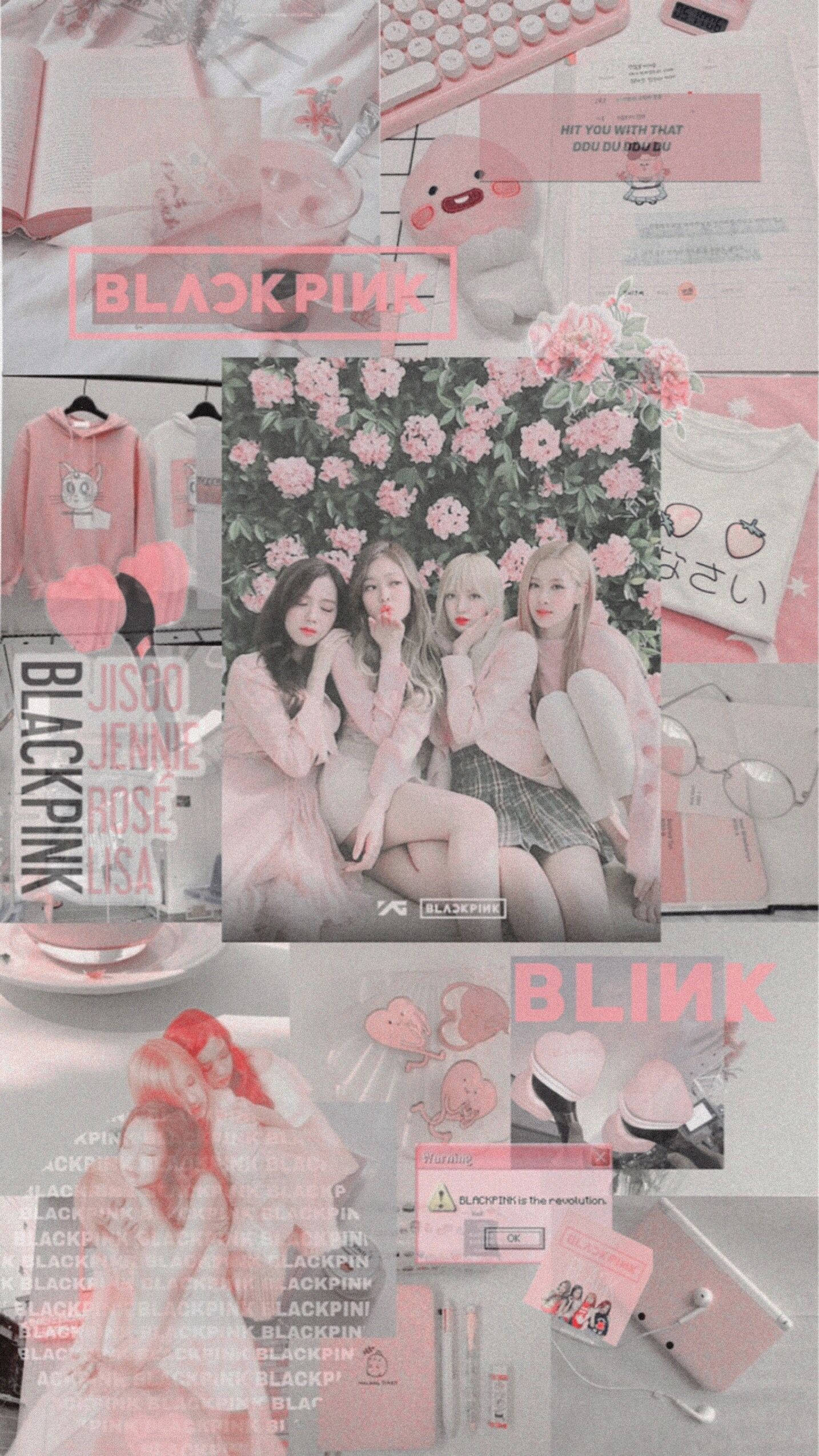BLACKPINK, pink, collage, Full HD Phone Wallpaper