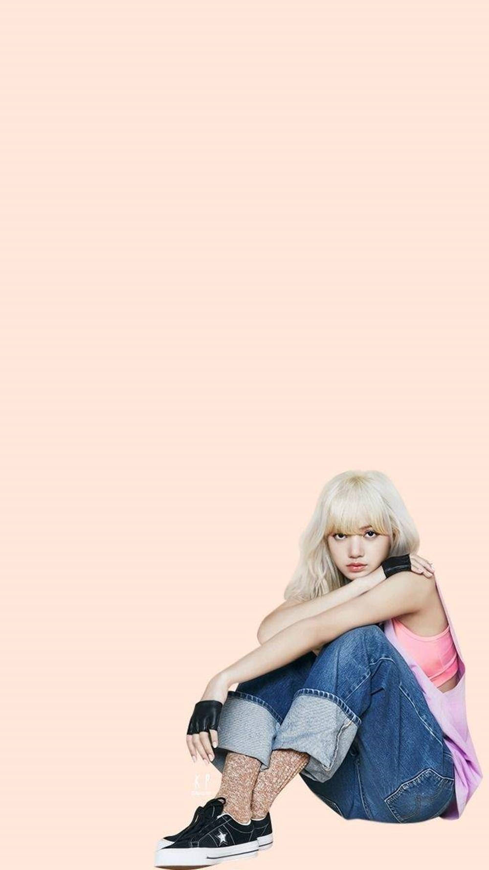 Blackpink, Lisa, blonde hair, HD Phone Wallpaper