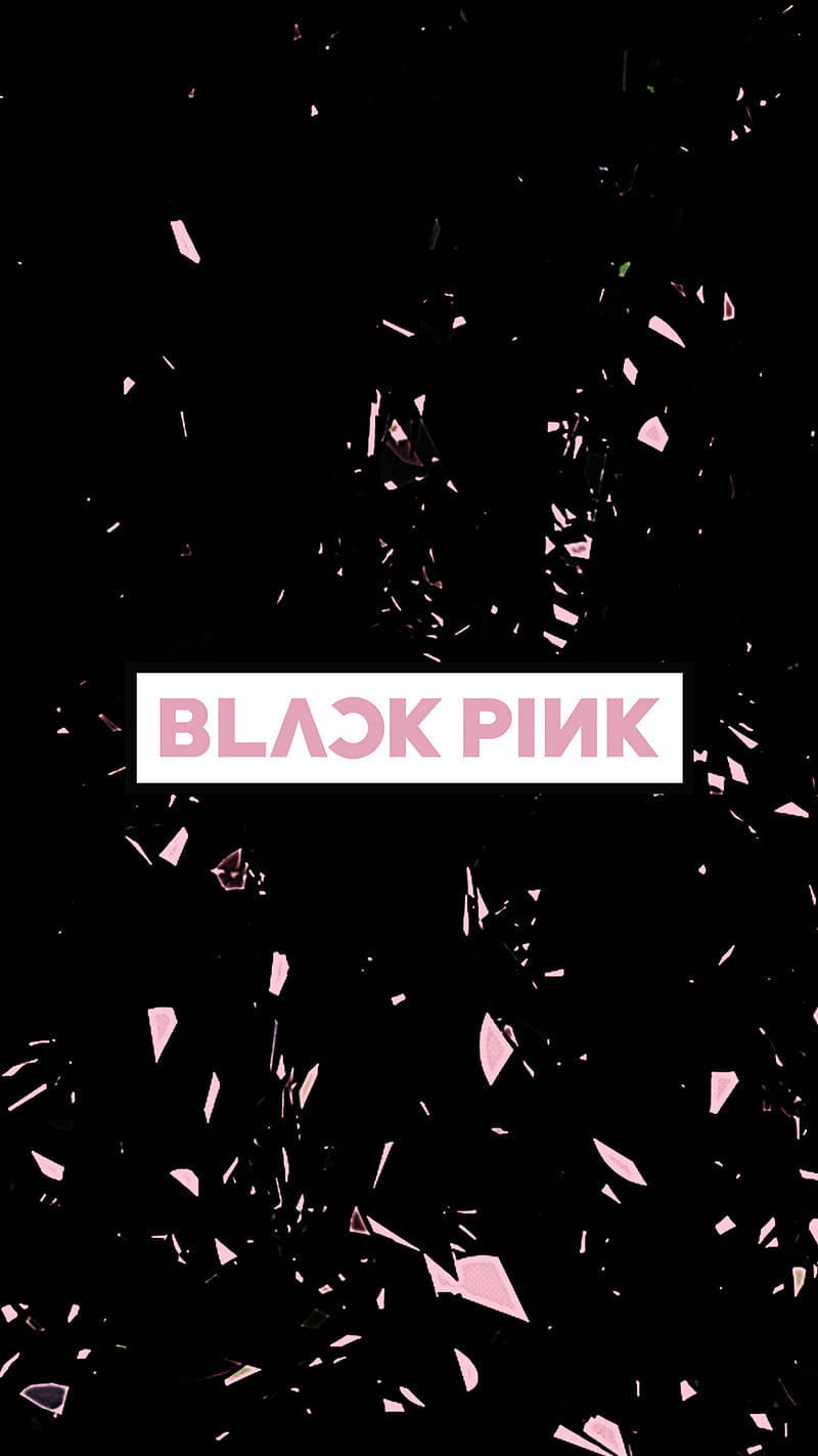 Blackpink Logo, pink, white, HD Phone Wallpaper