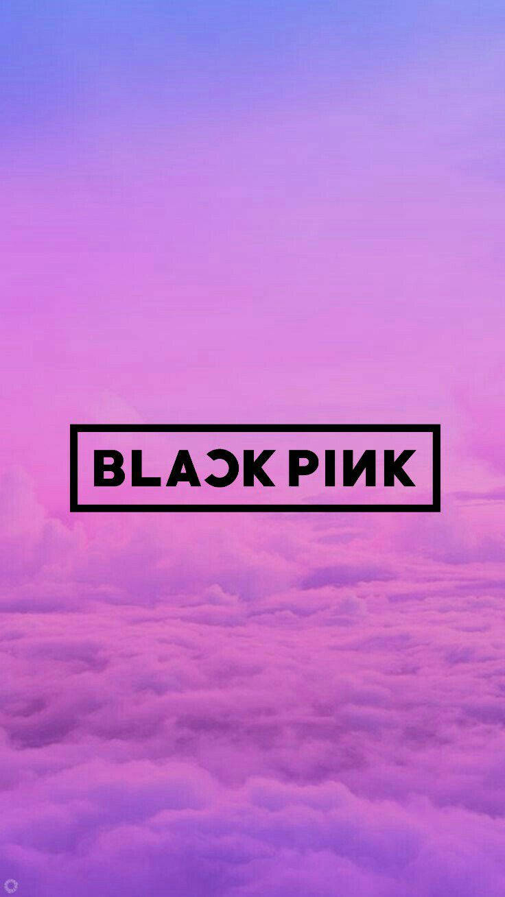 Blackpink, purple and pink sky, fluffy clouds, HD Phone Wallpaper