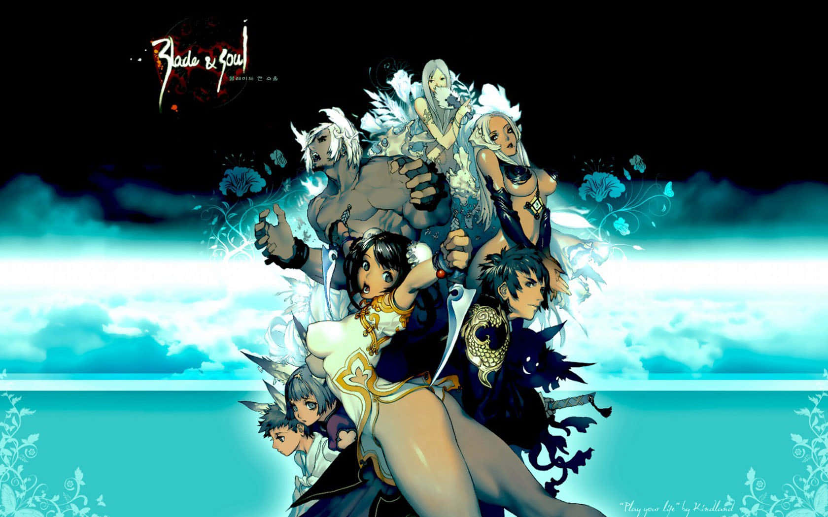 Blade And Soul Anime, main characters, anime group, HD Desktop Wallpaper