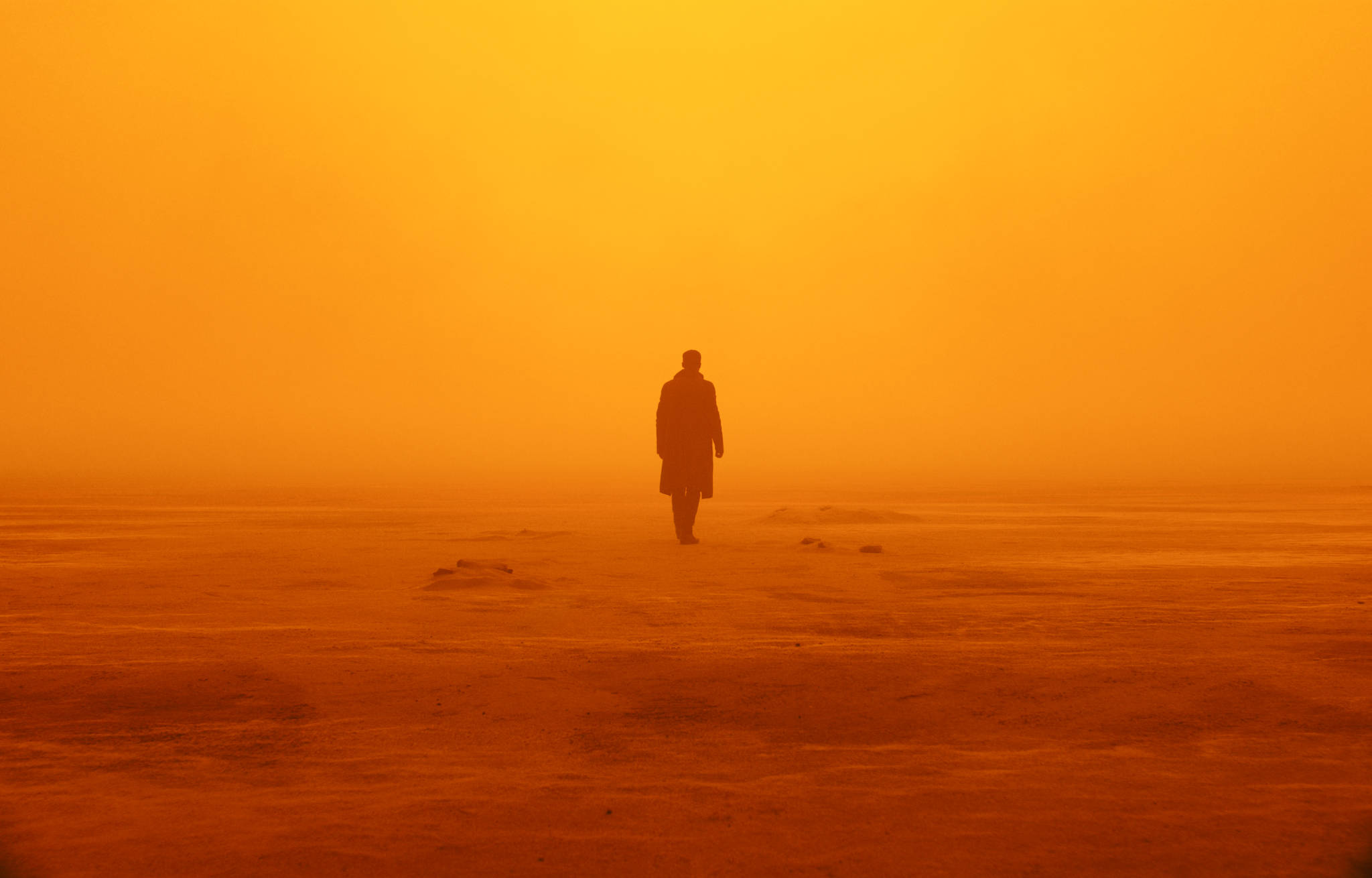 Blade Runner 2049, 4K, orange-hued desert, Full HD Desktop Wallpaper