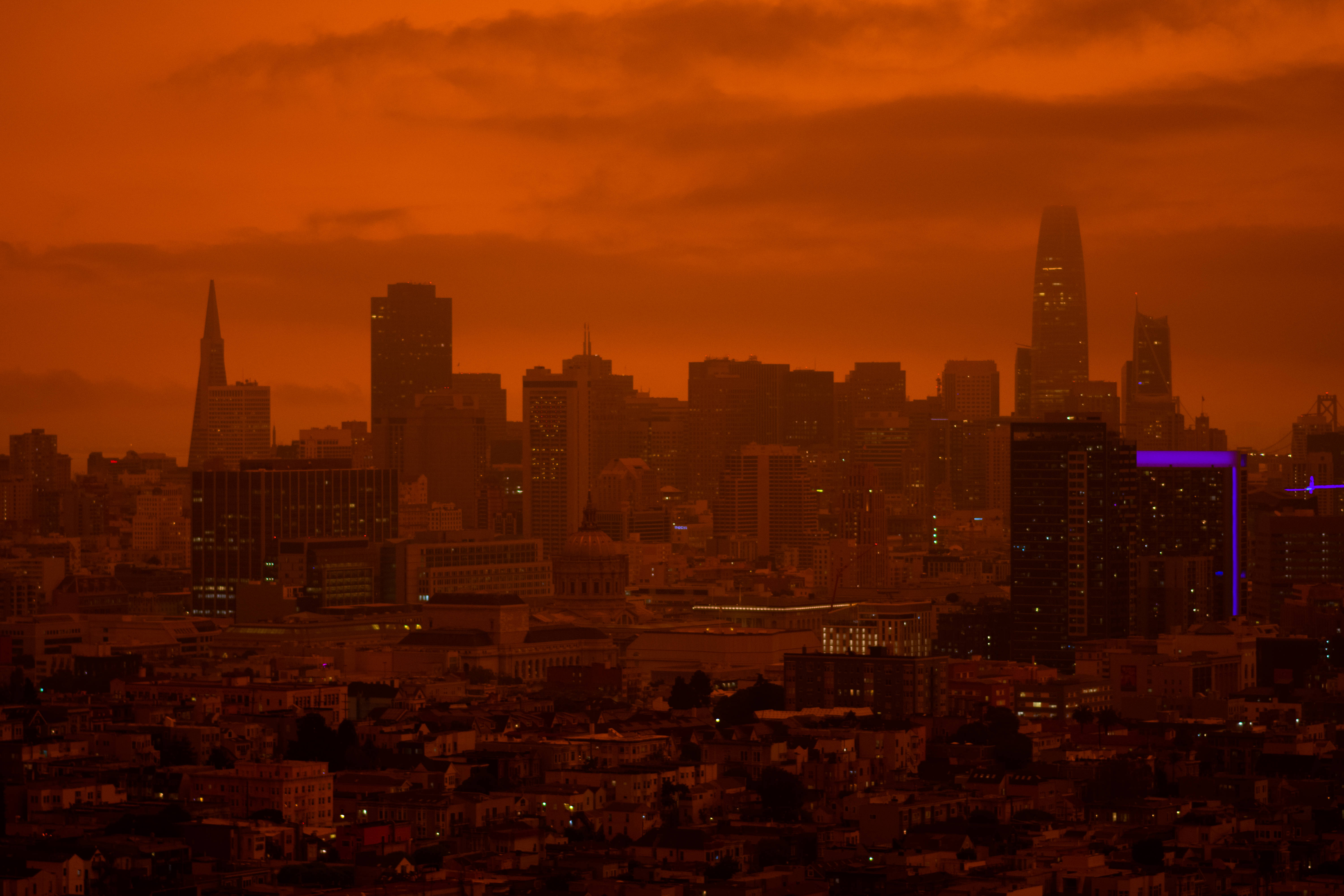 Blade Runner, cityscape, neon lights, 5K Desktop Wallpaper