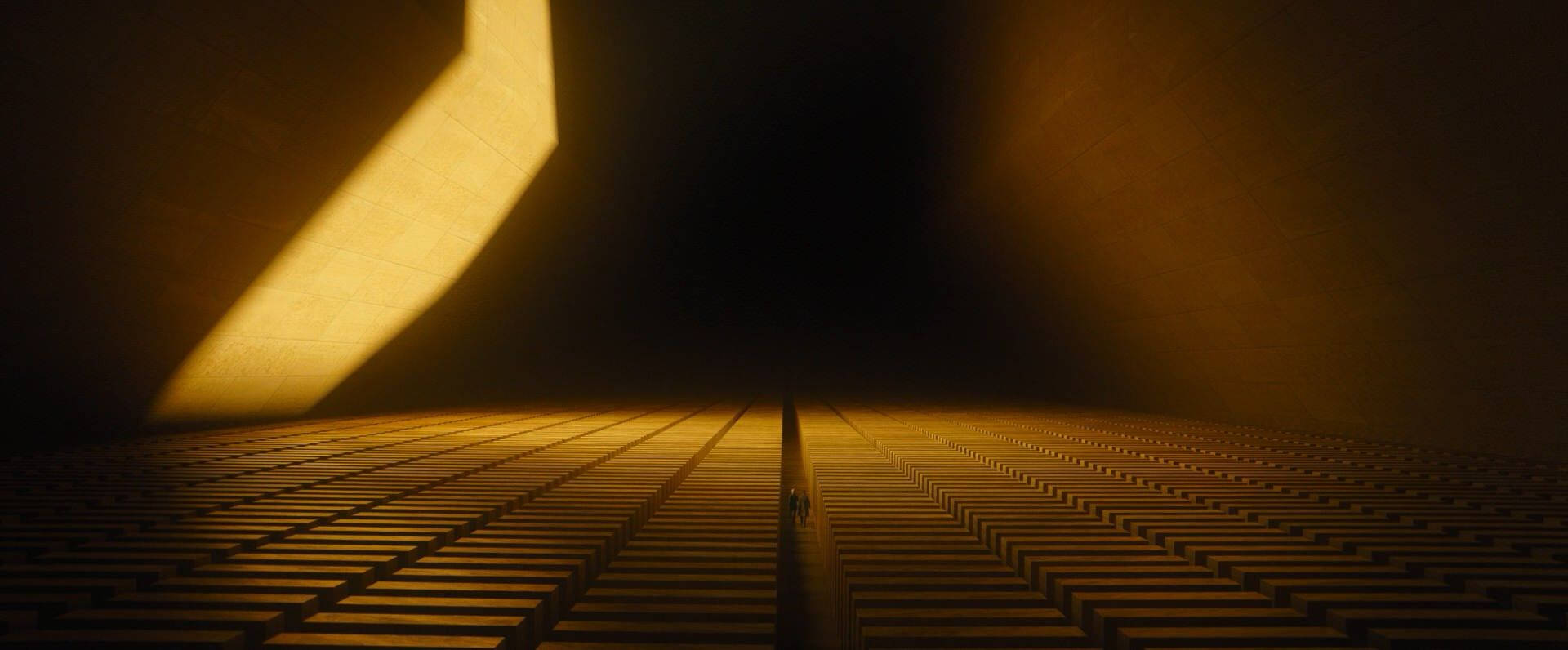 Blade Runner 2049, rows of archives, aerial view, Full HD Desktop Wallpaper