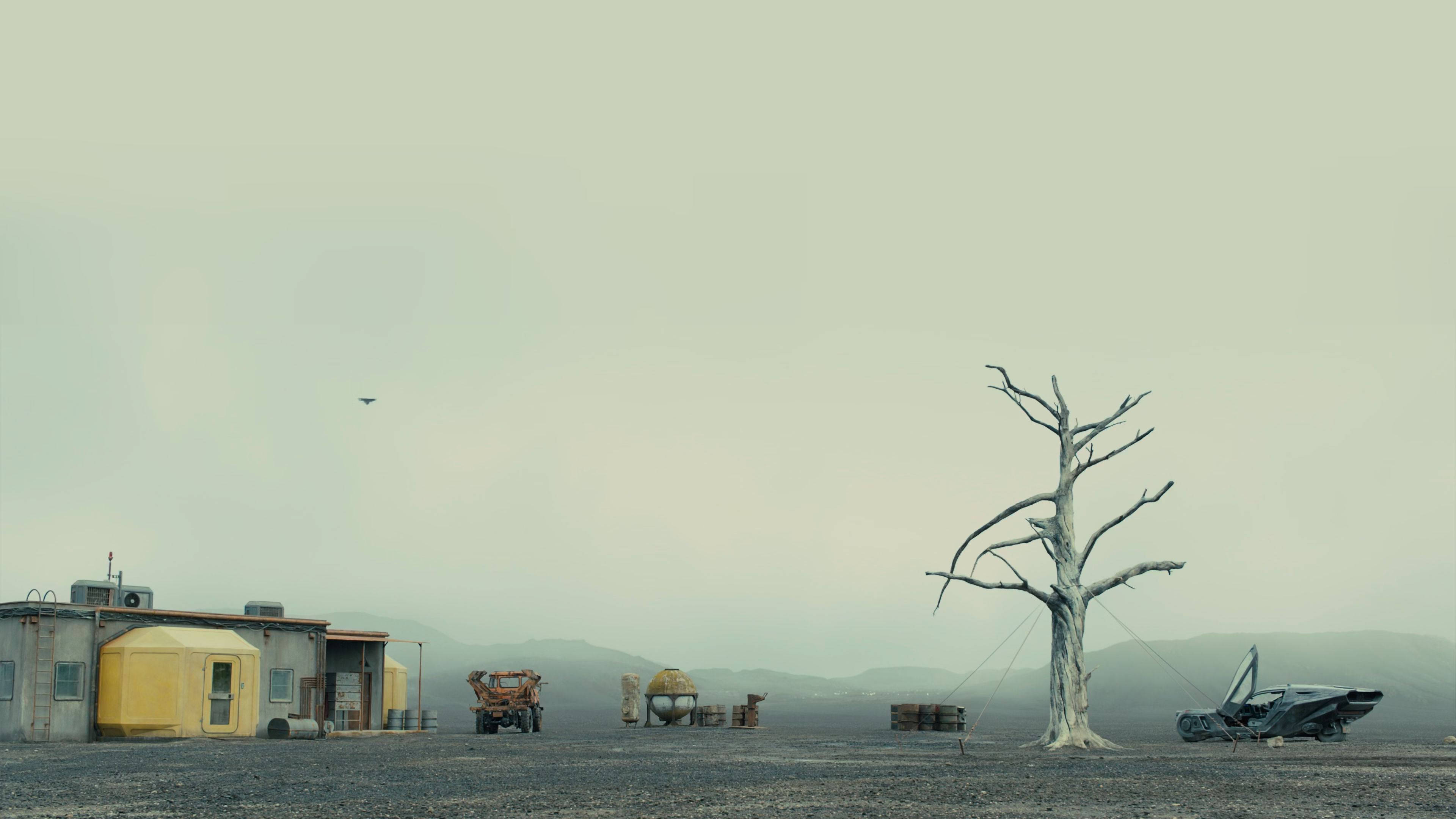 Blade Runner 2049, K, crashed spaceship, 4K Desktop Wallpaper