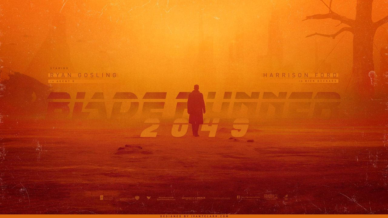 Blade Runner 2049, dystopian wasteland, hazy orange, HD Desktop Wallpaper